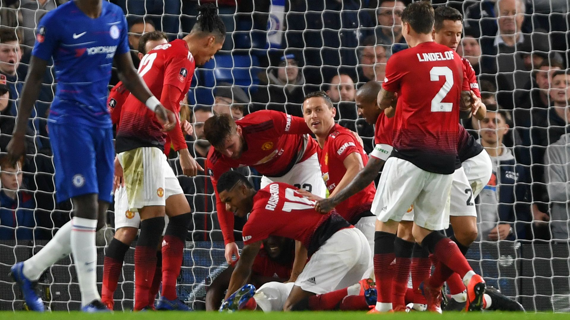 Paul Pogba Manchester United Chelsea FA Cup 18022019