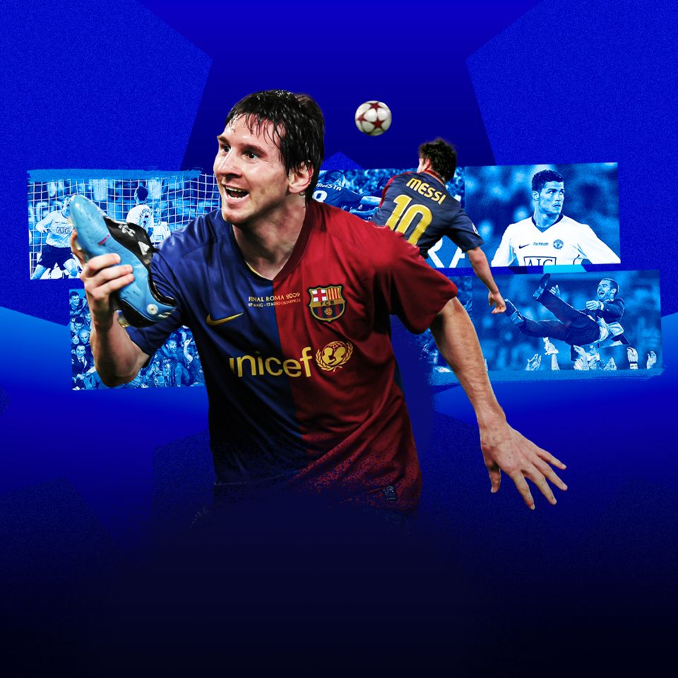 GFX Lionel Messi 2009 Champions League 1-1