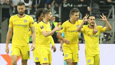 Chelsea Celebrating Europa League