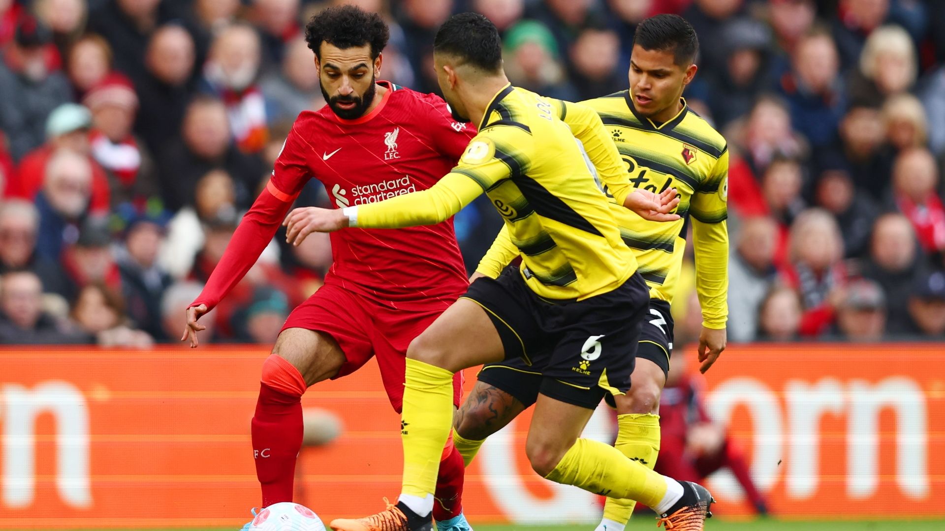 Mohamed Salah, Liverpool vs Watford 2021-22