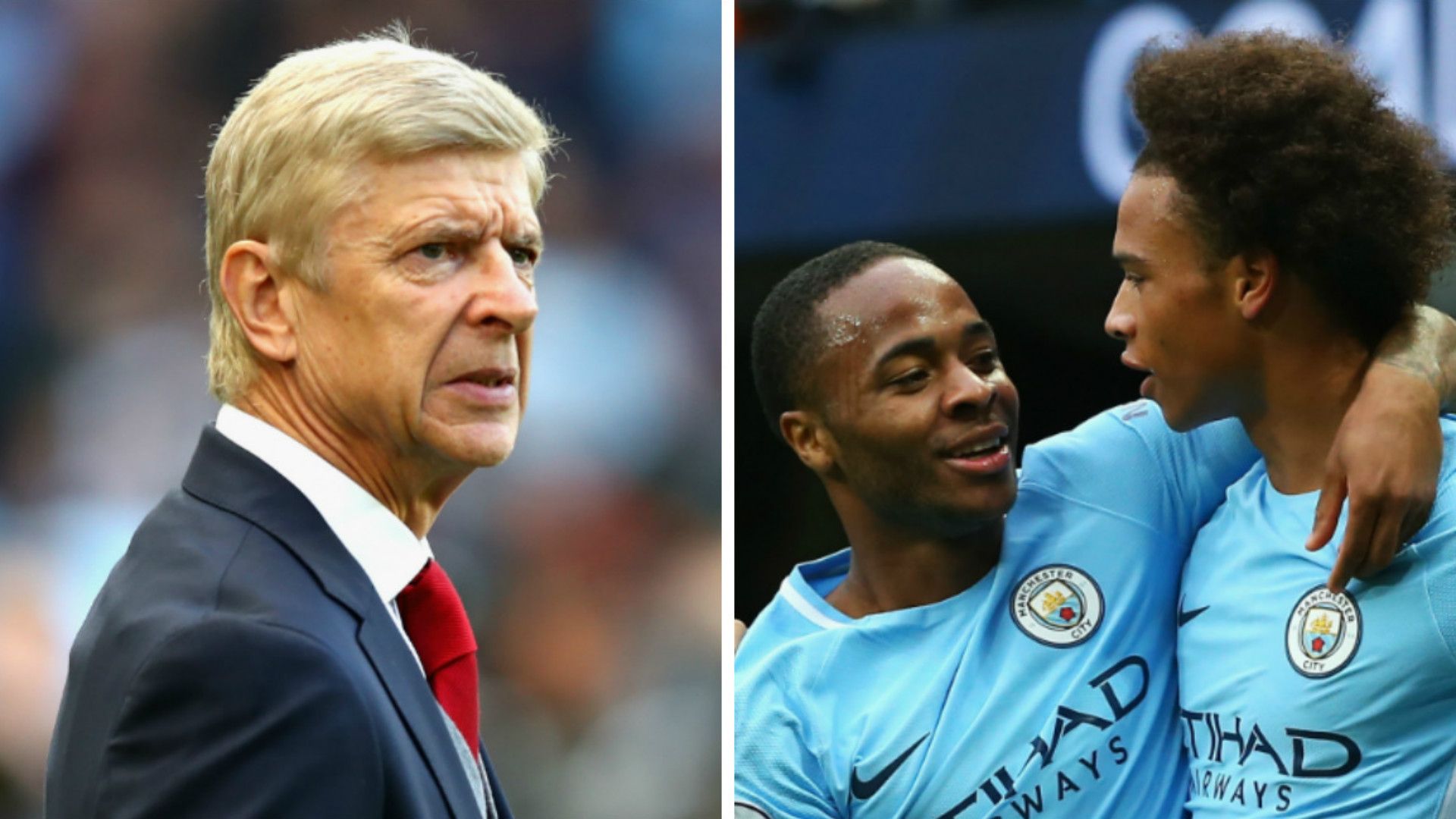 Arsene Wenger Raheem Sterling Leroy Sane