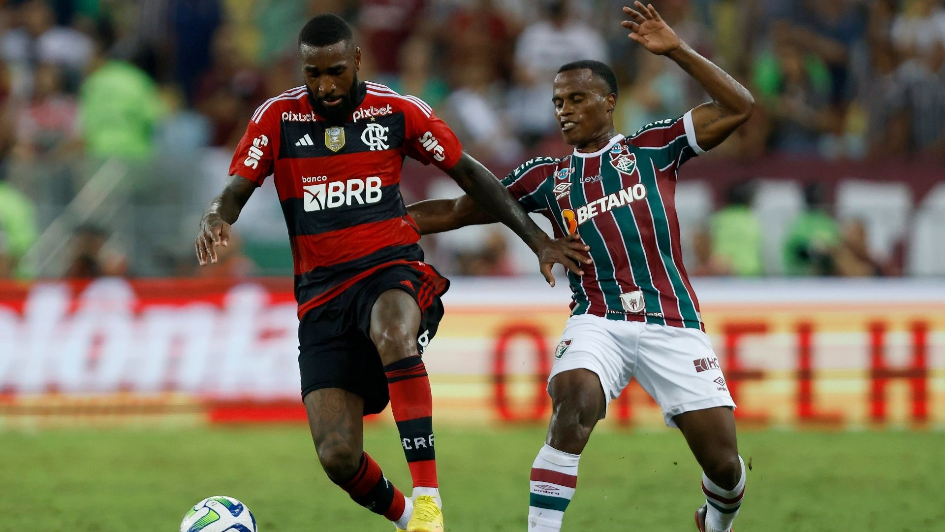 GERSON y JHON ARIAS 17052023 Fluminense Flamengo