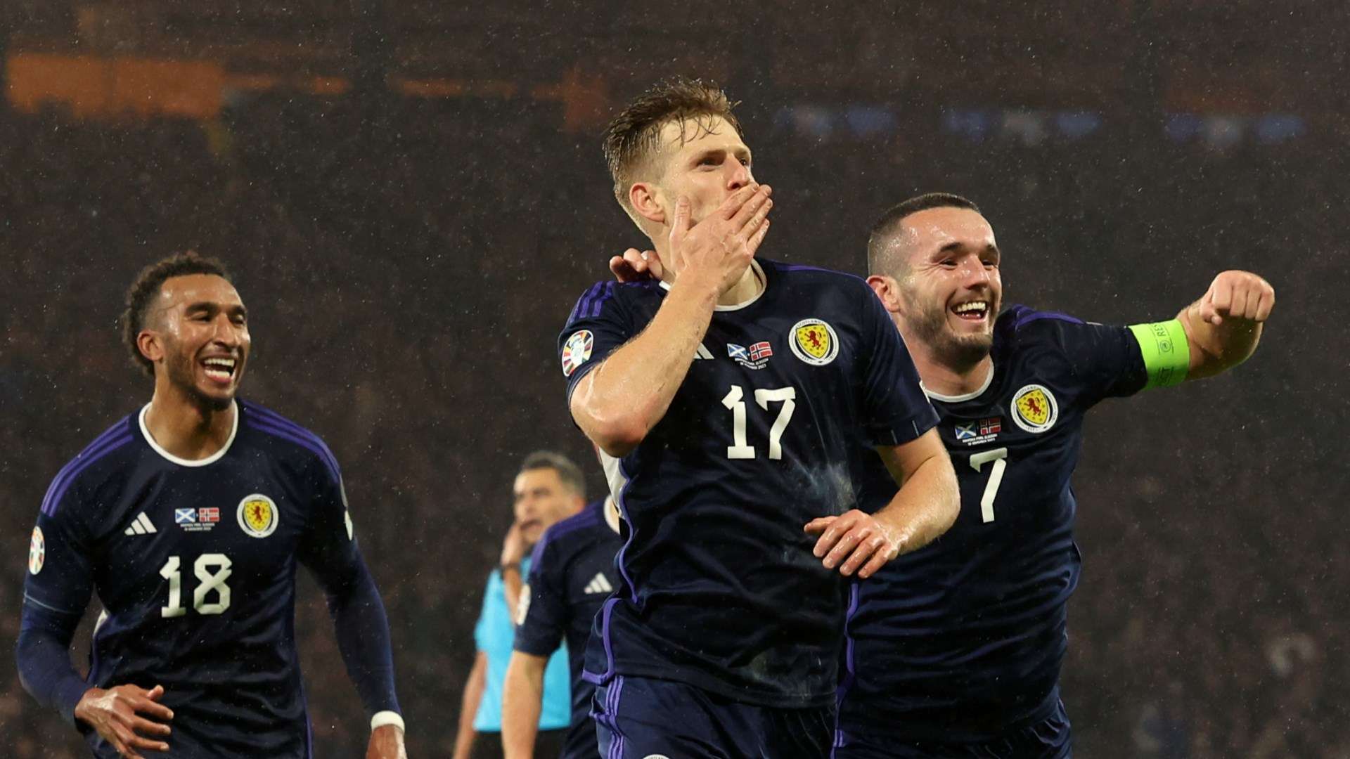 Scotland celebrate