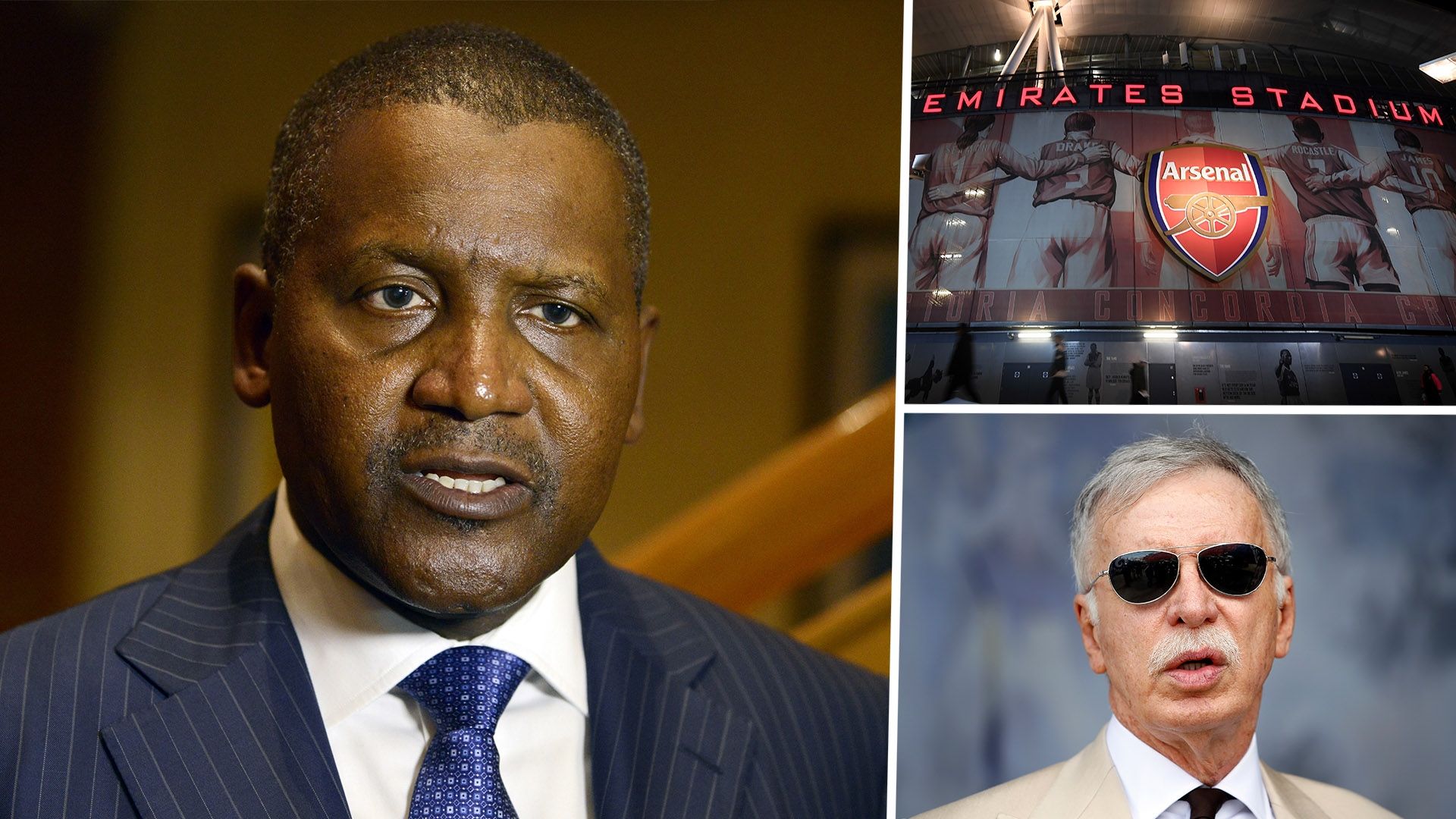 Aliko Dangote Stan Kroenke Arsenal FC