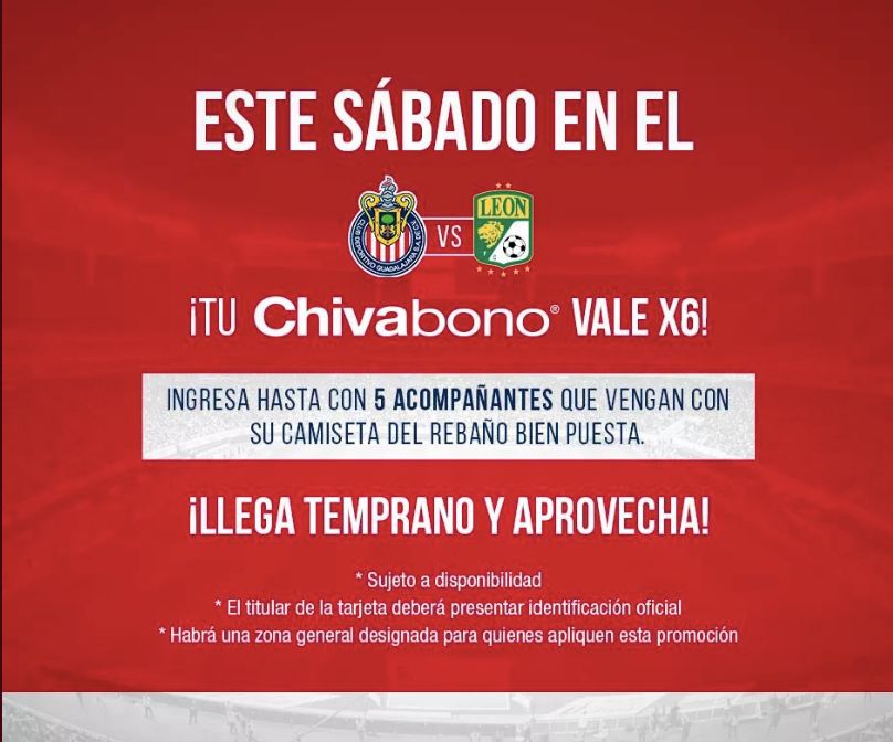Promoción Chivabono Chivas vs León