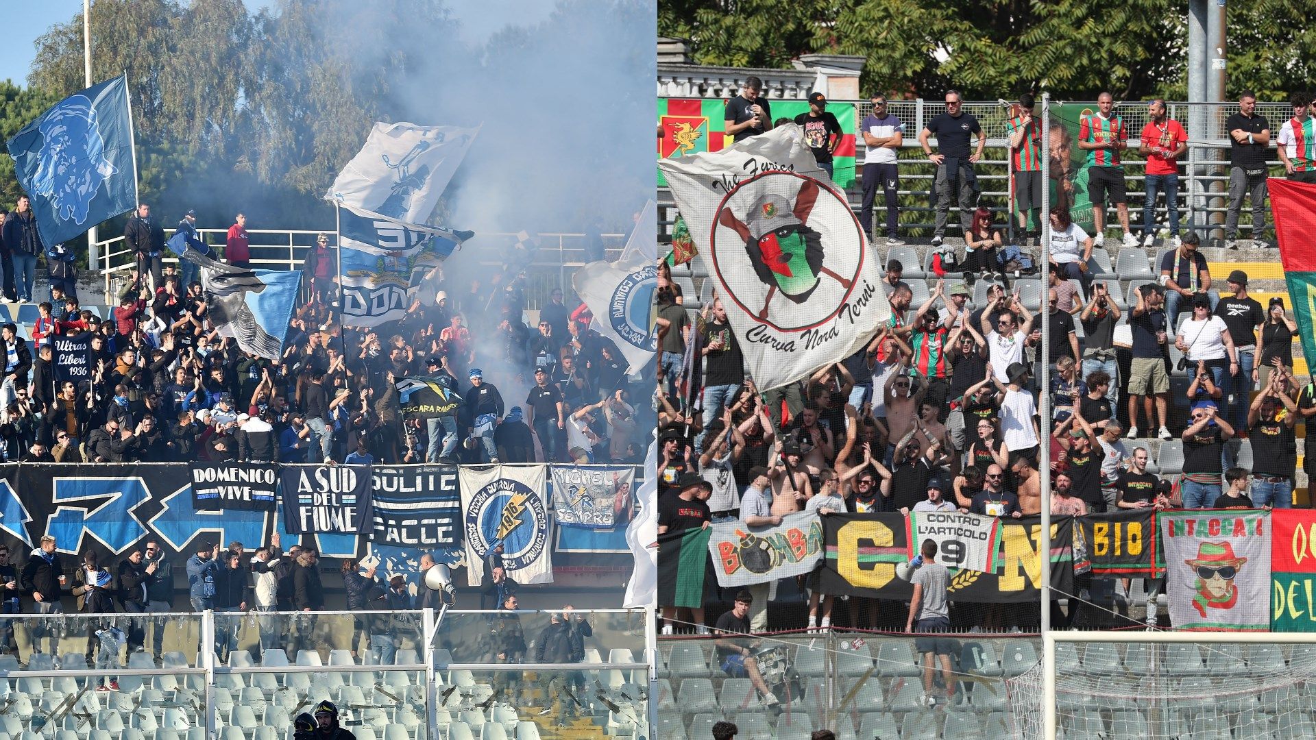 Pescara Ternana fans