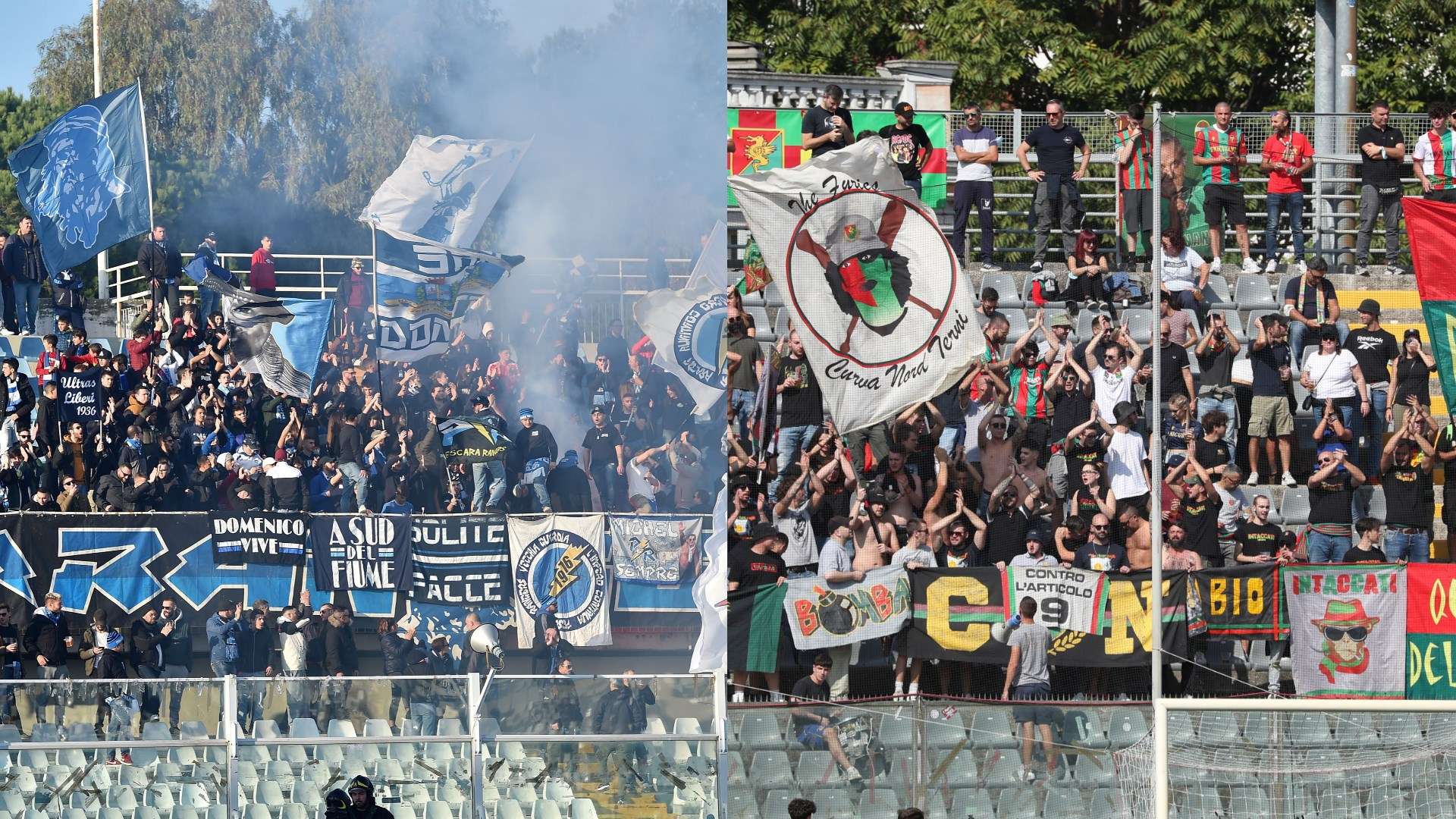 Pescara Ternana fans