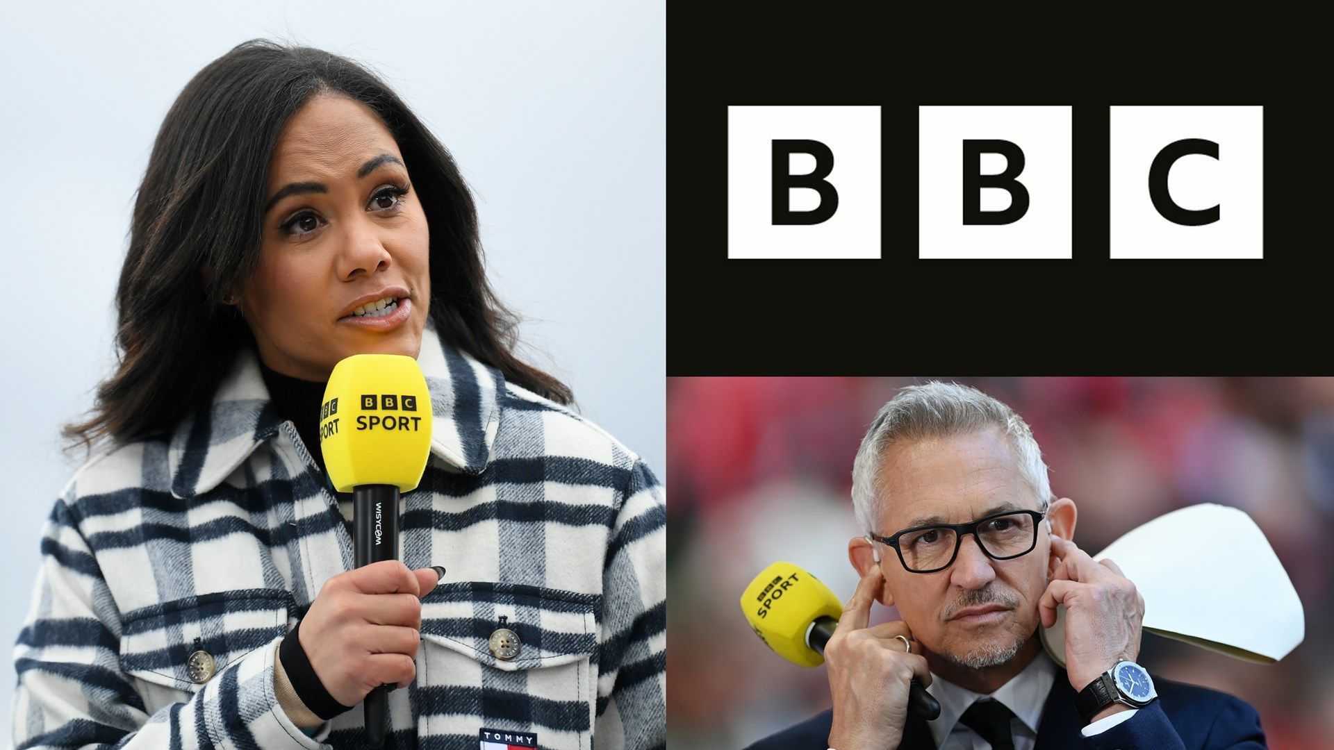 Alex Scott Gary Lineker BBC