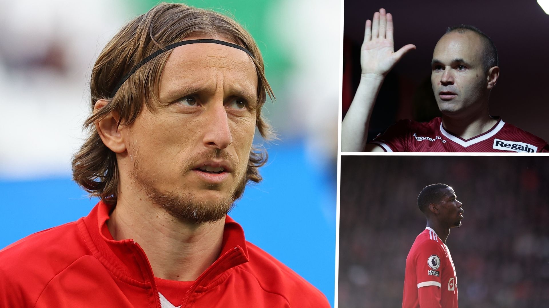 Luka Modric Andres Inieste Paul Pogba