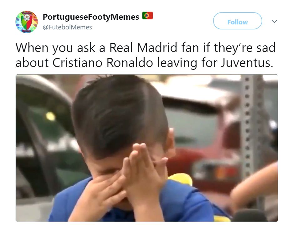 Reaction Ronaldo Juventus transfer