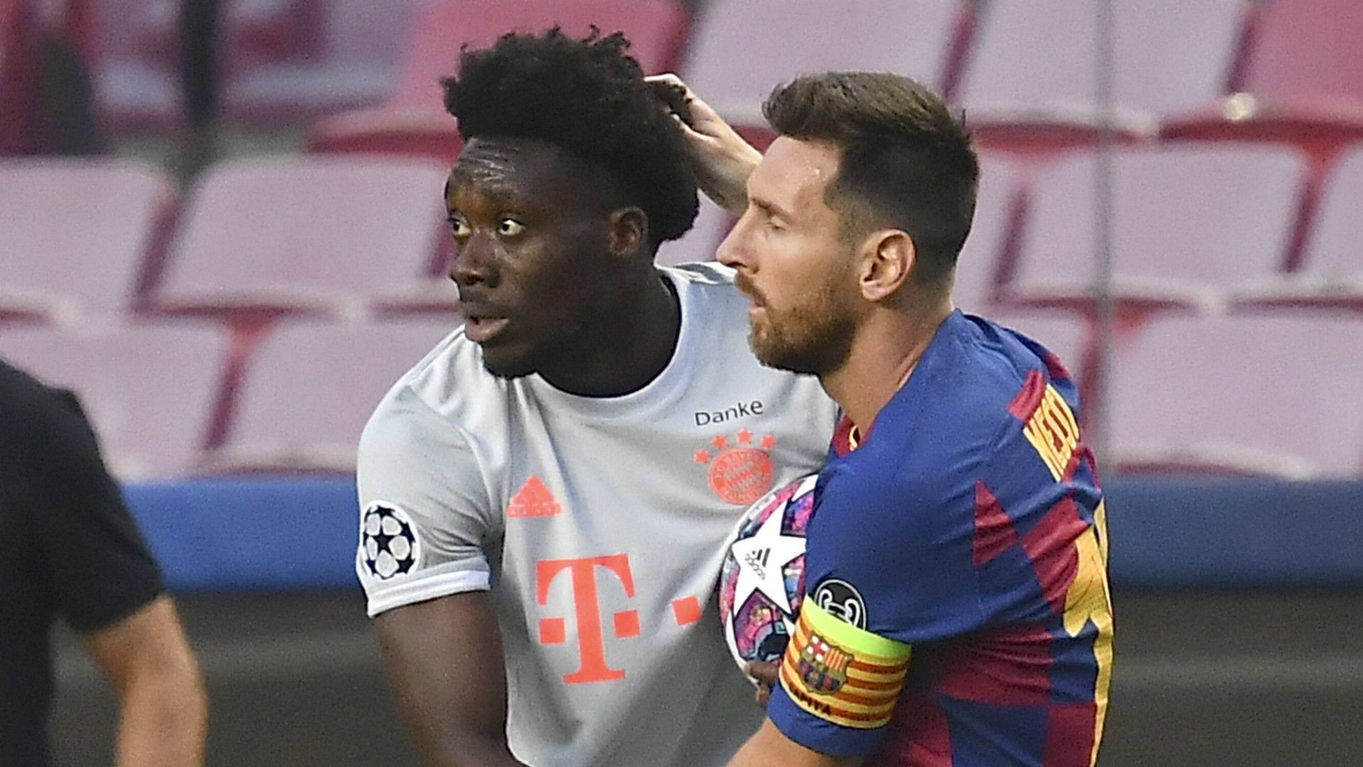 GERMANY ONLY: ALPHONSO DAVIES BAYERN MÜNCHEN CHAMPIONS LEAGUE 14082020