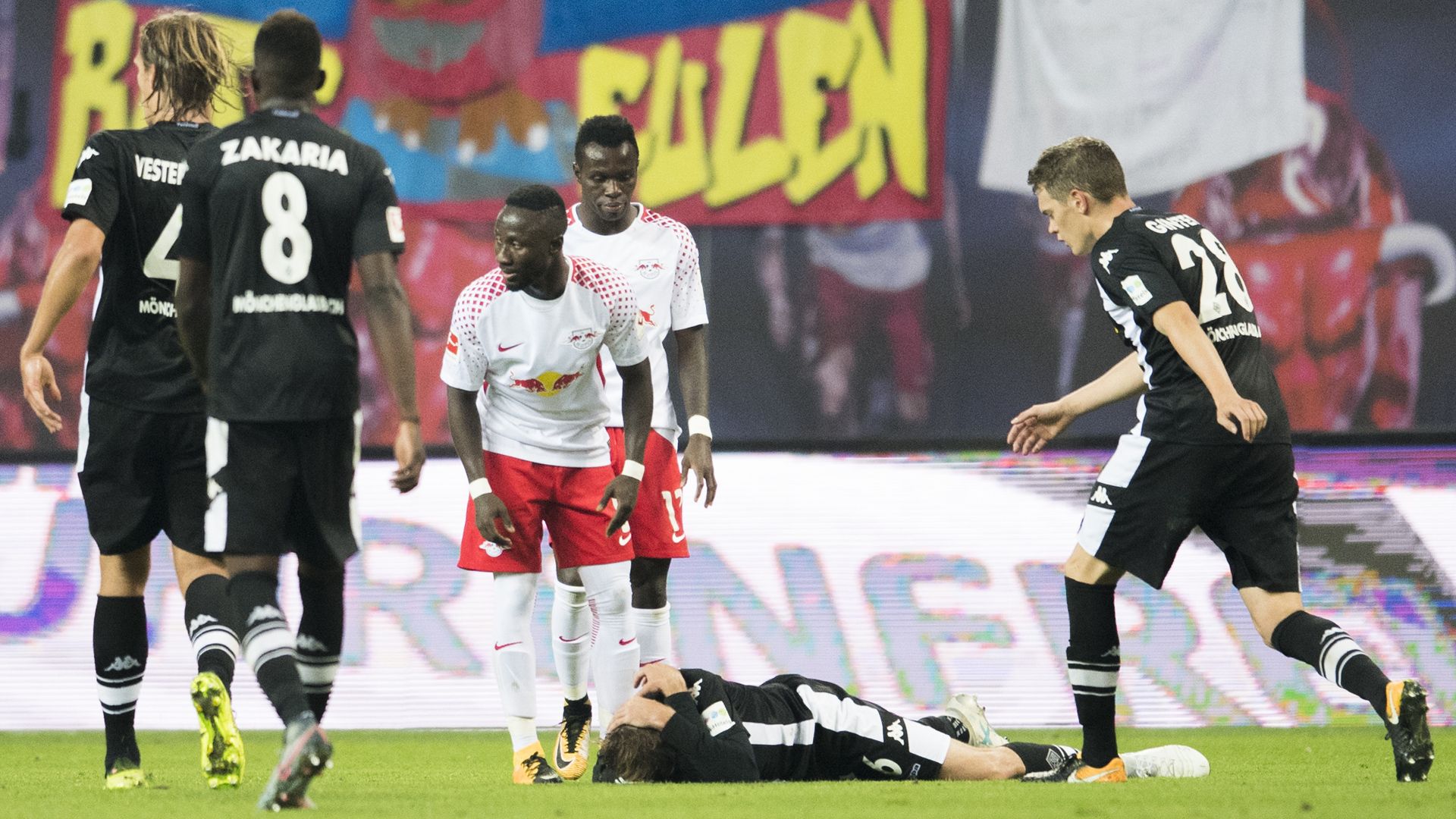 Naby Keita, Christoph Kramer, Rb Leipzig - Borussia Mönchengladbach, Bundesliga, 09162017