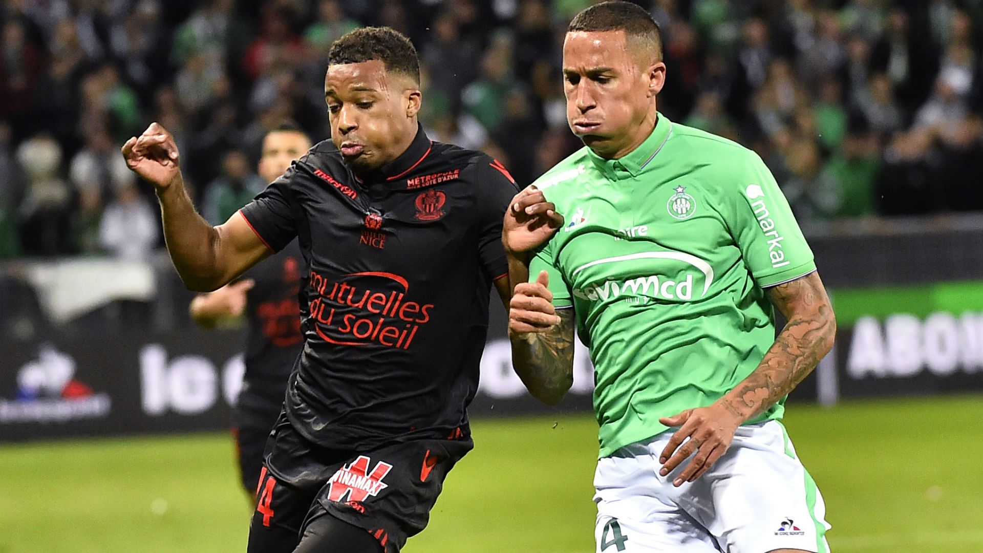 Alassane Plea Leo Lacroix Saint-Etienne Nice Ligue 1 20112016