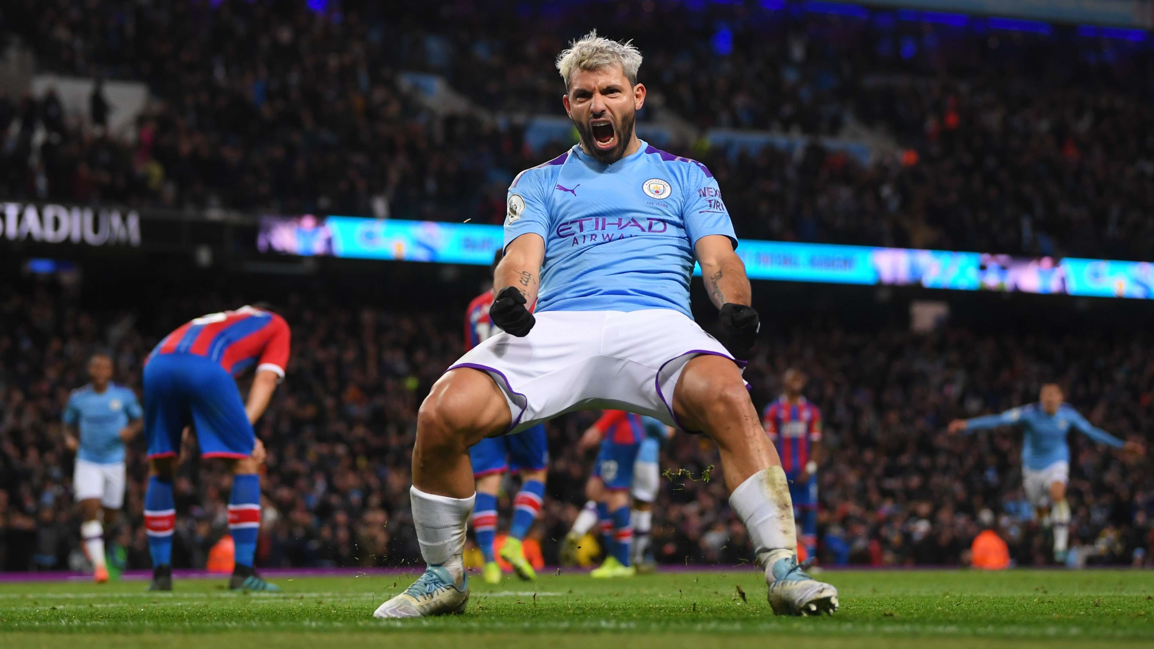Sergio Aguero Manchester City Crystal Palace Premier League 18012020