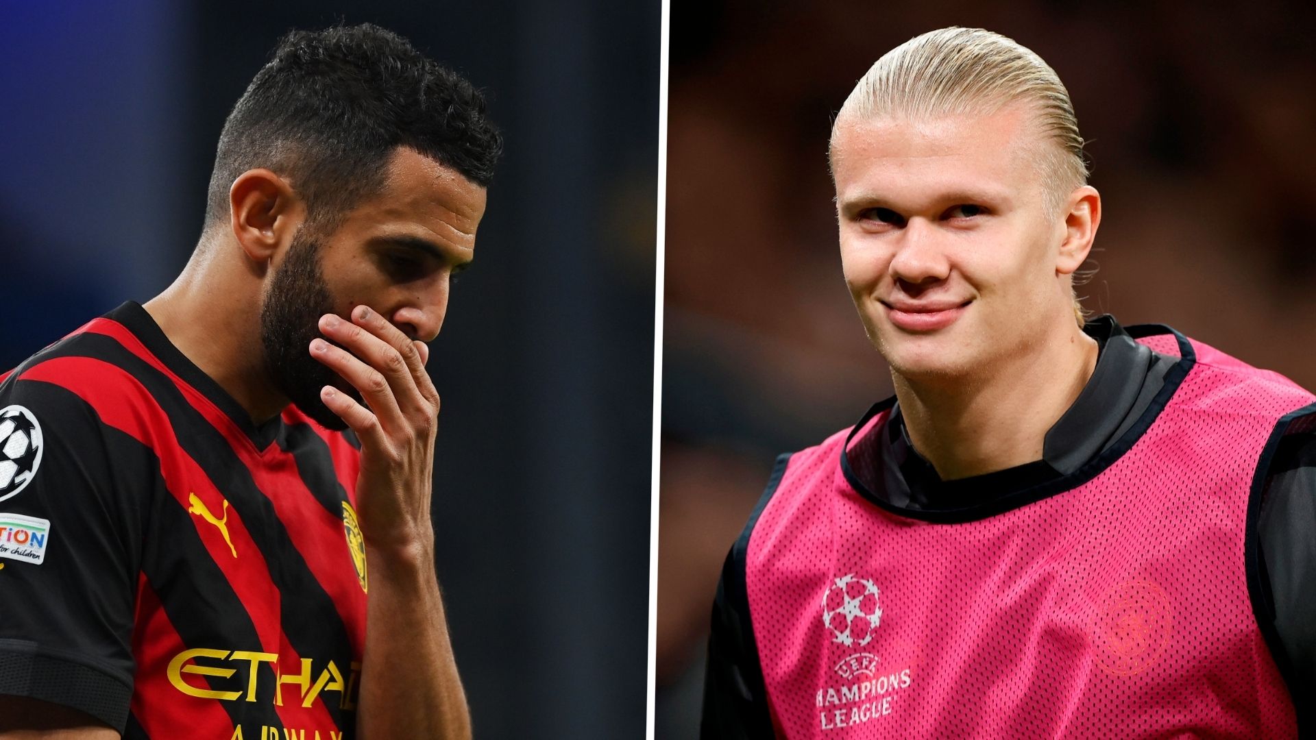 Riyad Mahrez Erling Haaland Manchester City 2022-23