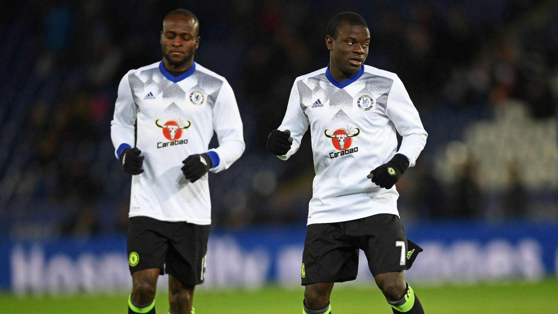 Victor Moses and Ngolo Kante
