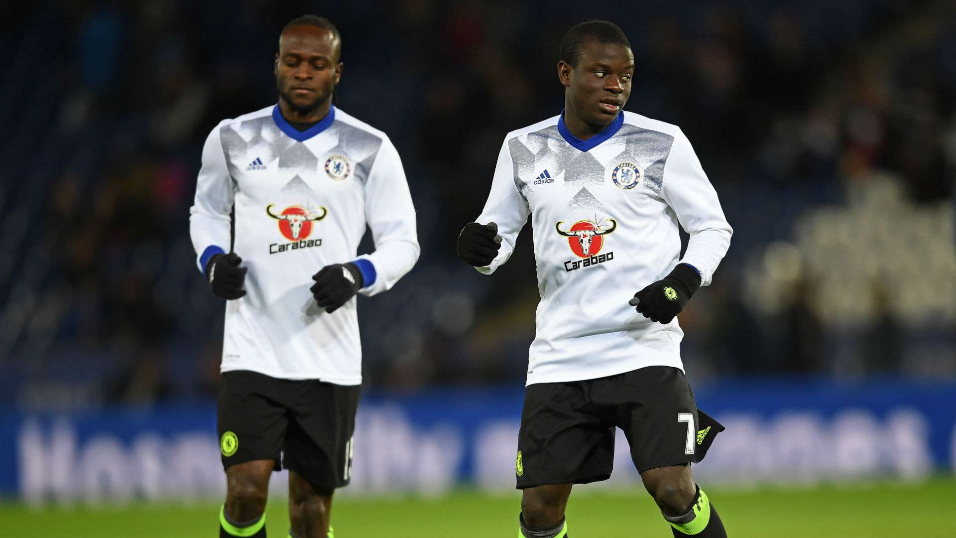 Victor Moses and Ngolo Kante