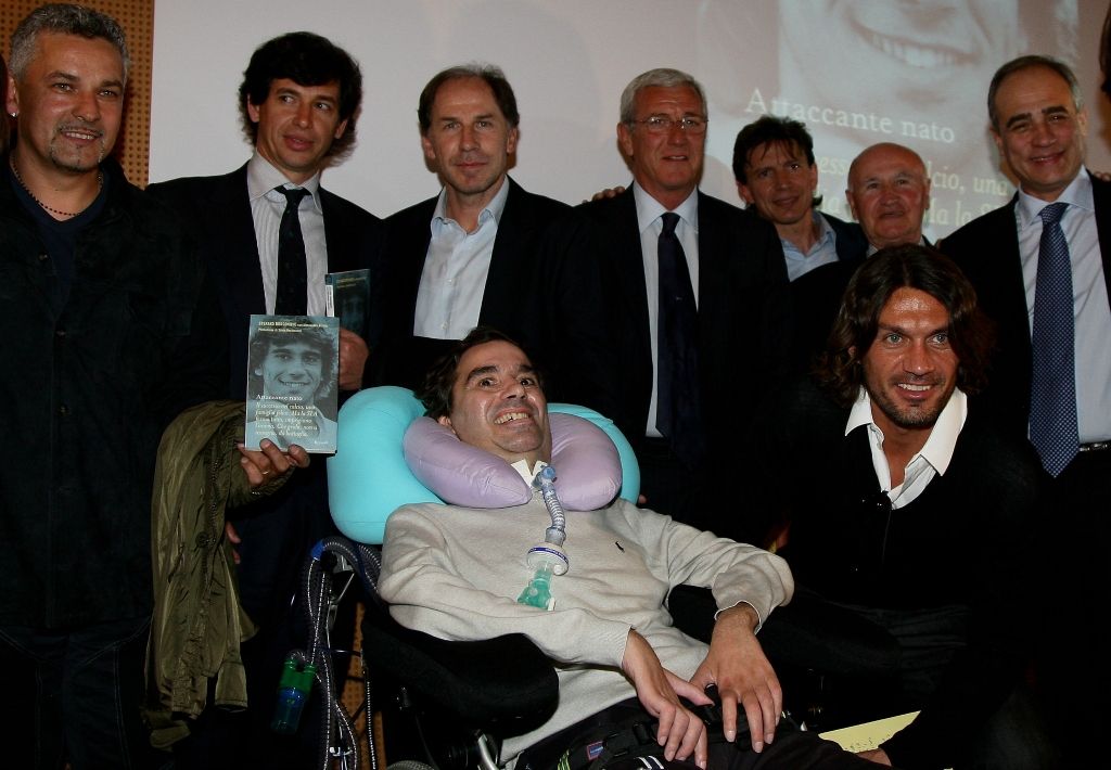 Stefano Borgonovo Roberto Baggio Demetrio Albertini Franco Baresi Paolo Maldini