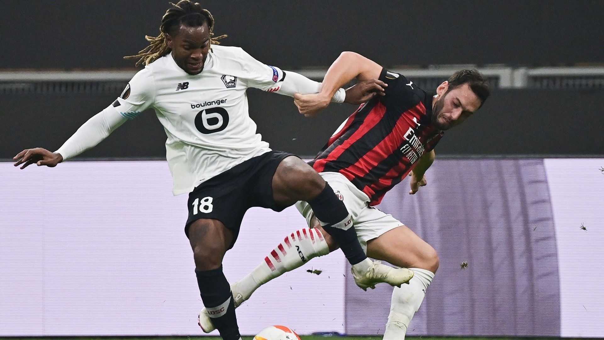 Renato Sanches Hakan Calhanoglu Lille Milan