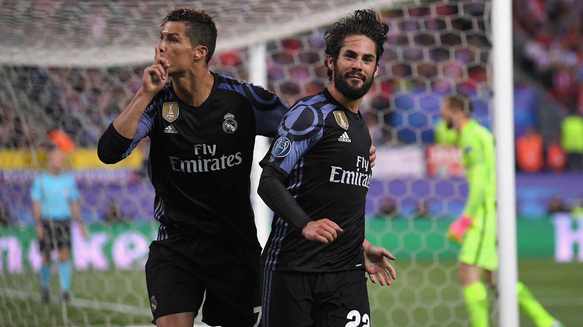 Cristiano Ronaldo Isco Alarcon Atletico Madrid Real Madrid UEFA Champions League