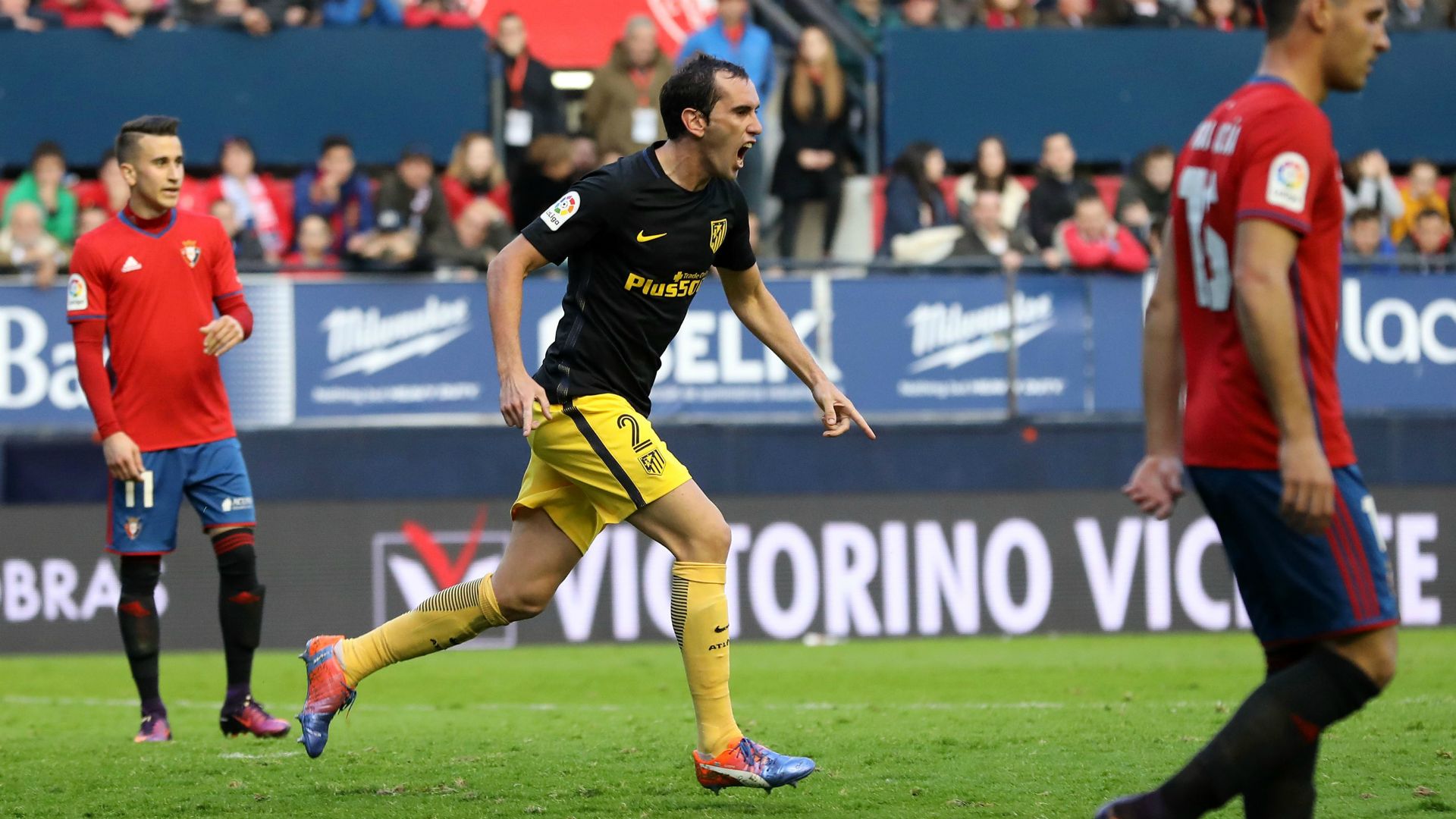 Diego Godin Osasuna Atletico Madrid La Liga