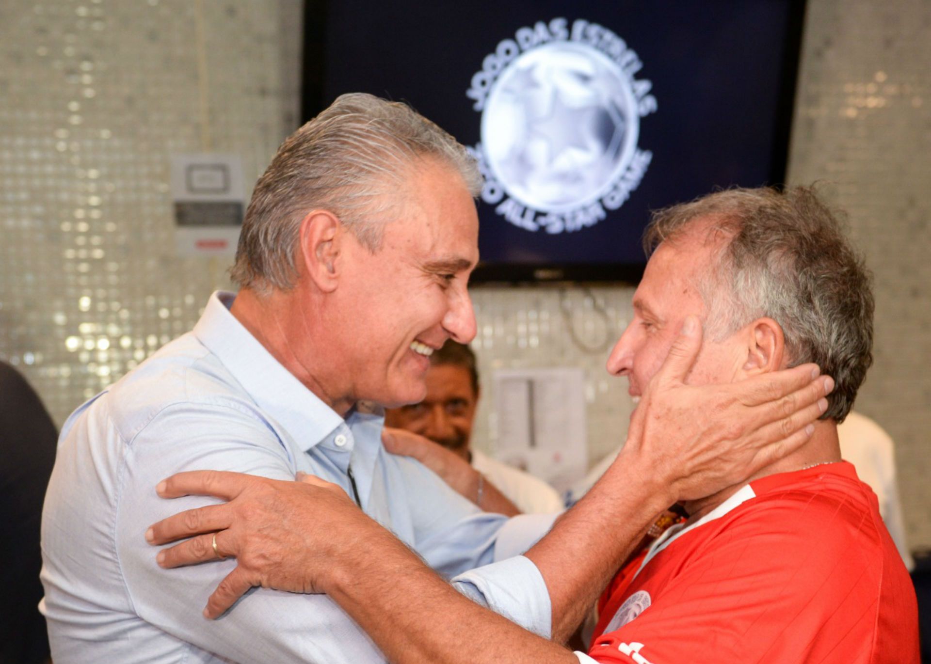 Tite e Zico Jogo das Estrelas