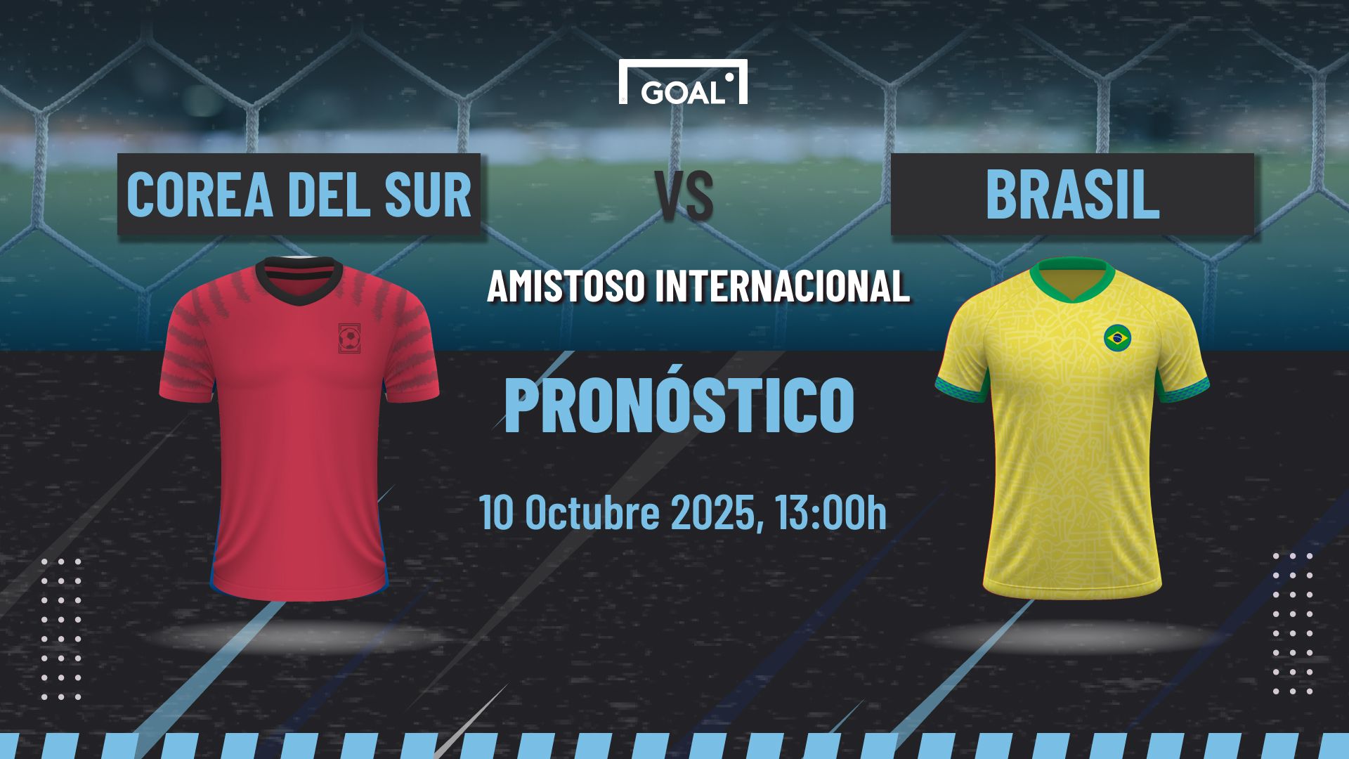 Corea del Sur vs Brasil Pronóstico y Apuestas Amistoso Internacional | 10/10/25