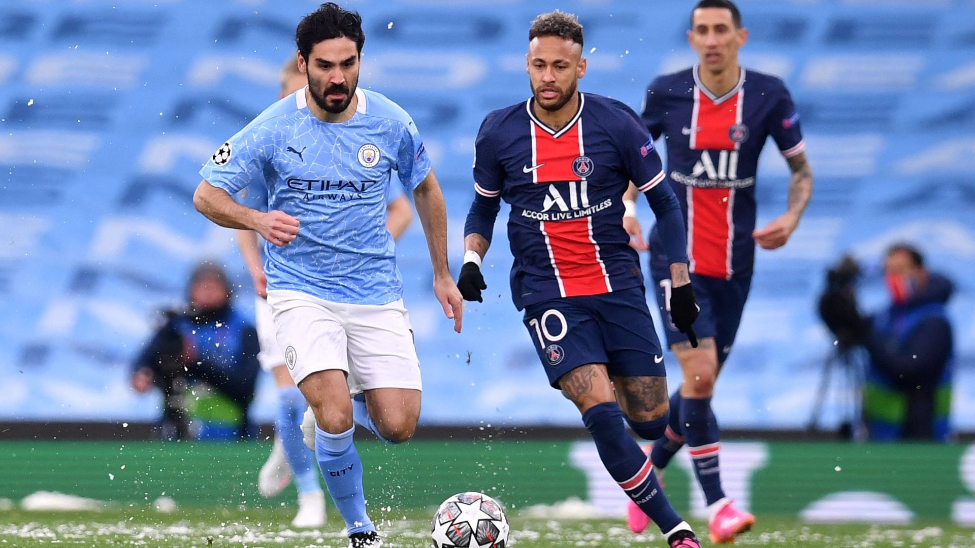 Ilkay Gündogan Neymar Manchester City PSG Champions League 04052021