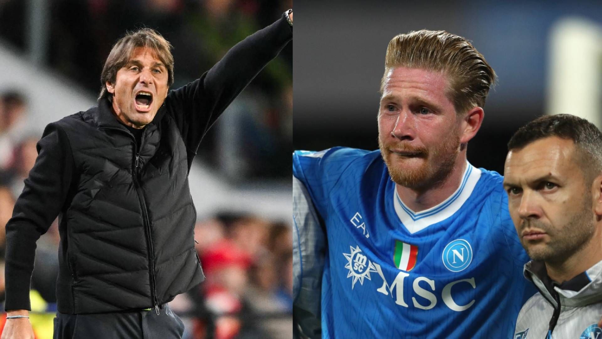 Antonio Conte and Kevin de Bruyne