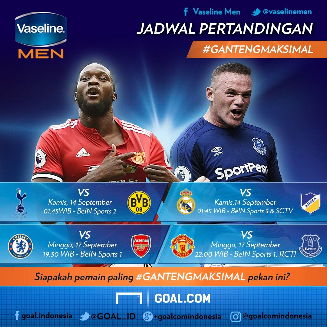 Jadwal Ganteng Maksimal 13-19 September