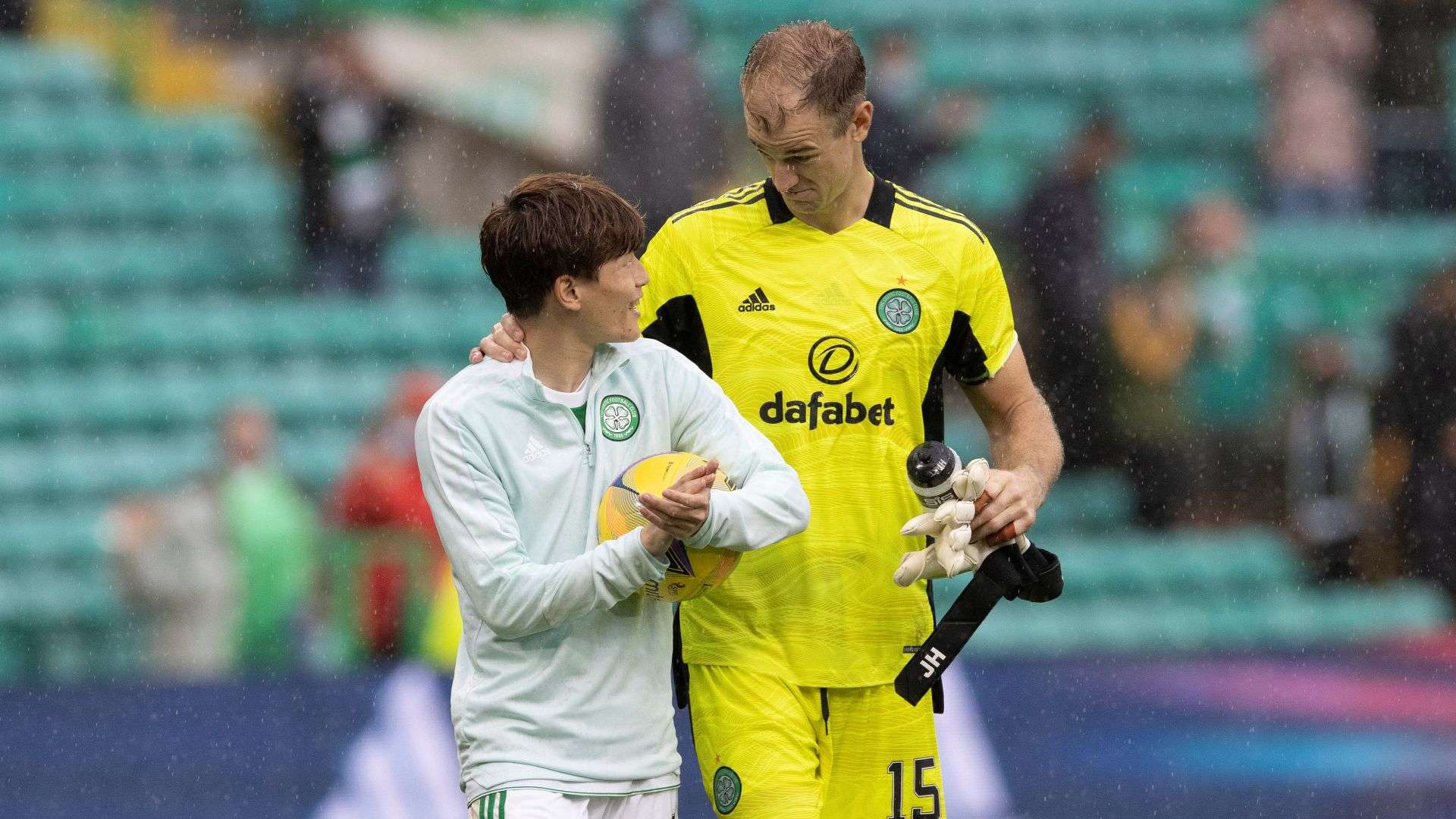 2021 Celtic Kyogo Furuhashi & Joe Hart