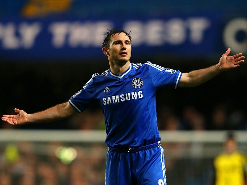 Frank Lampard Chelsea v West Ham United - English Premier League 01292014