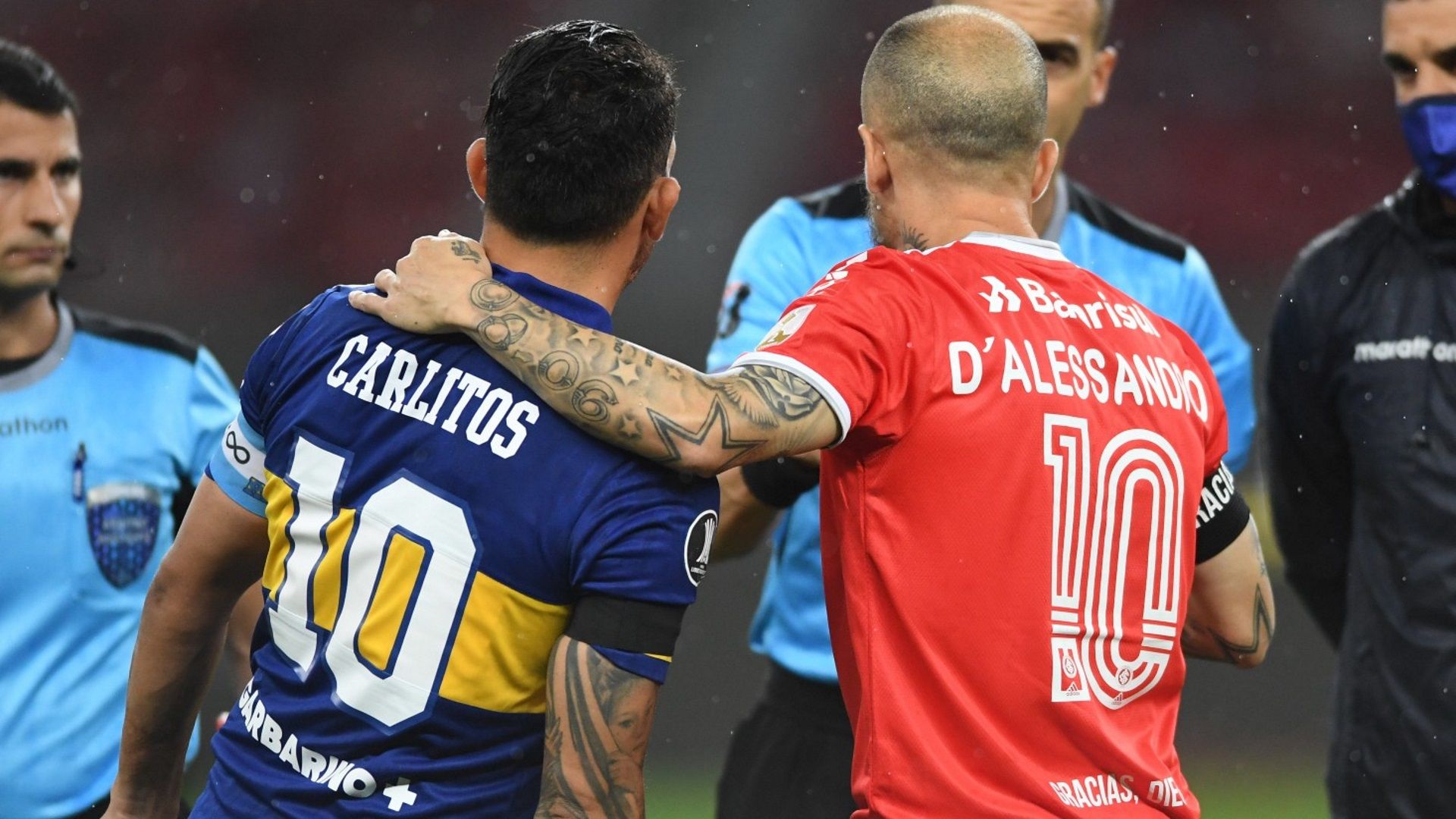 Tevez D'Alessandro Inter Boca Jrs Libertadores 02 12 2020