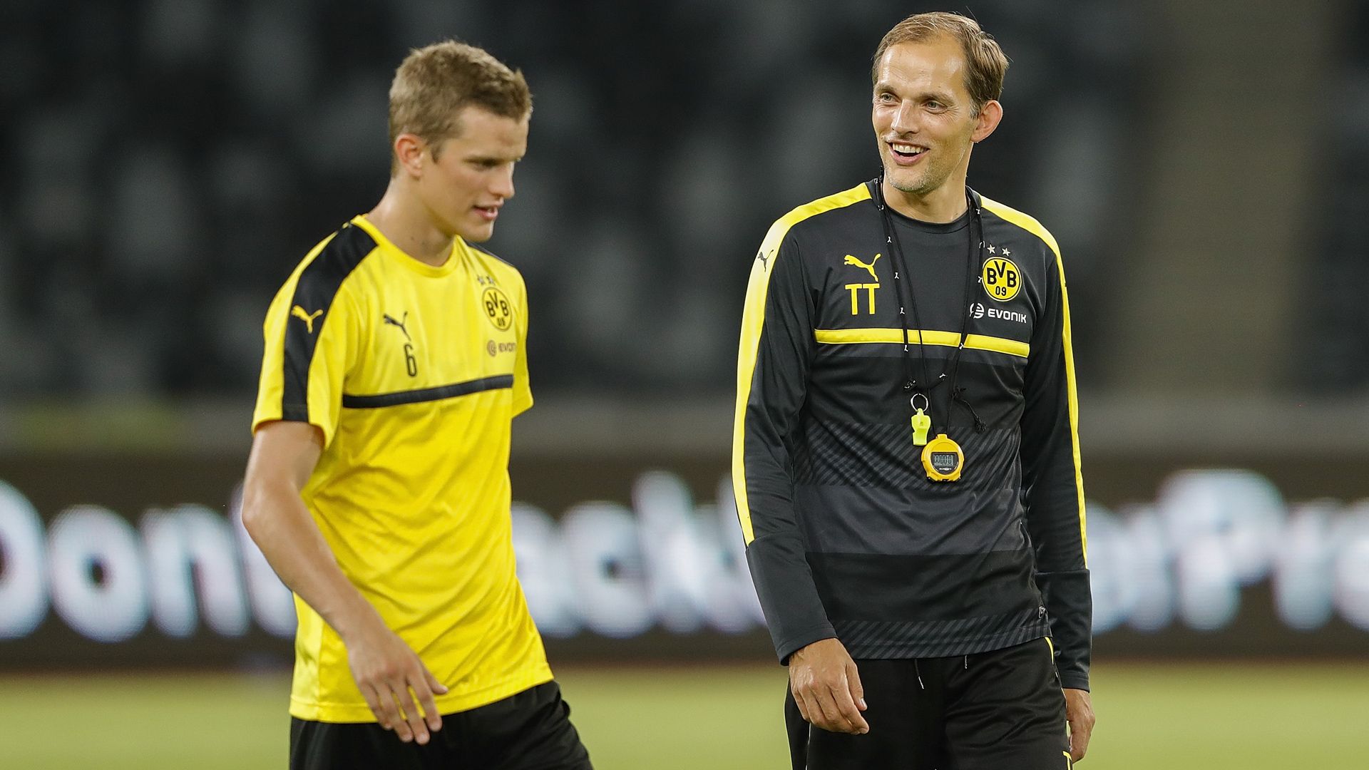 Sven Bender Thomas Tuchel Borussia Dortmund Bundesliga 27072016