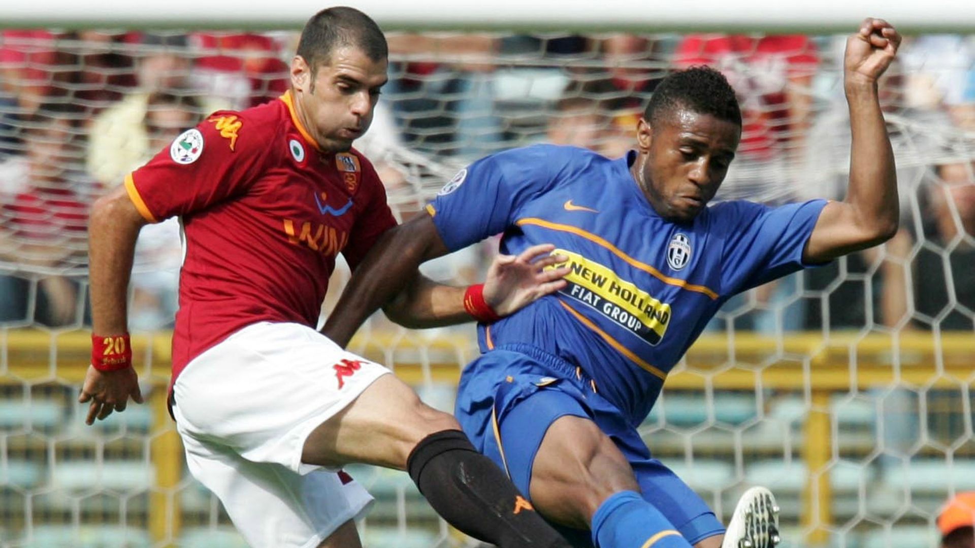 Simone Perrotta Jorge Andrade Roma Juventus Serie 09232007