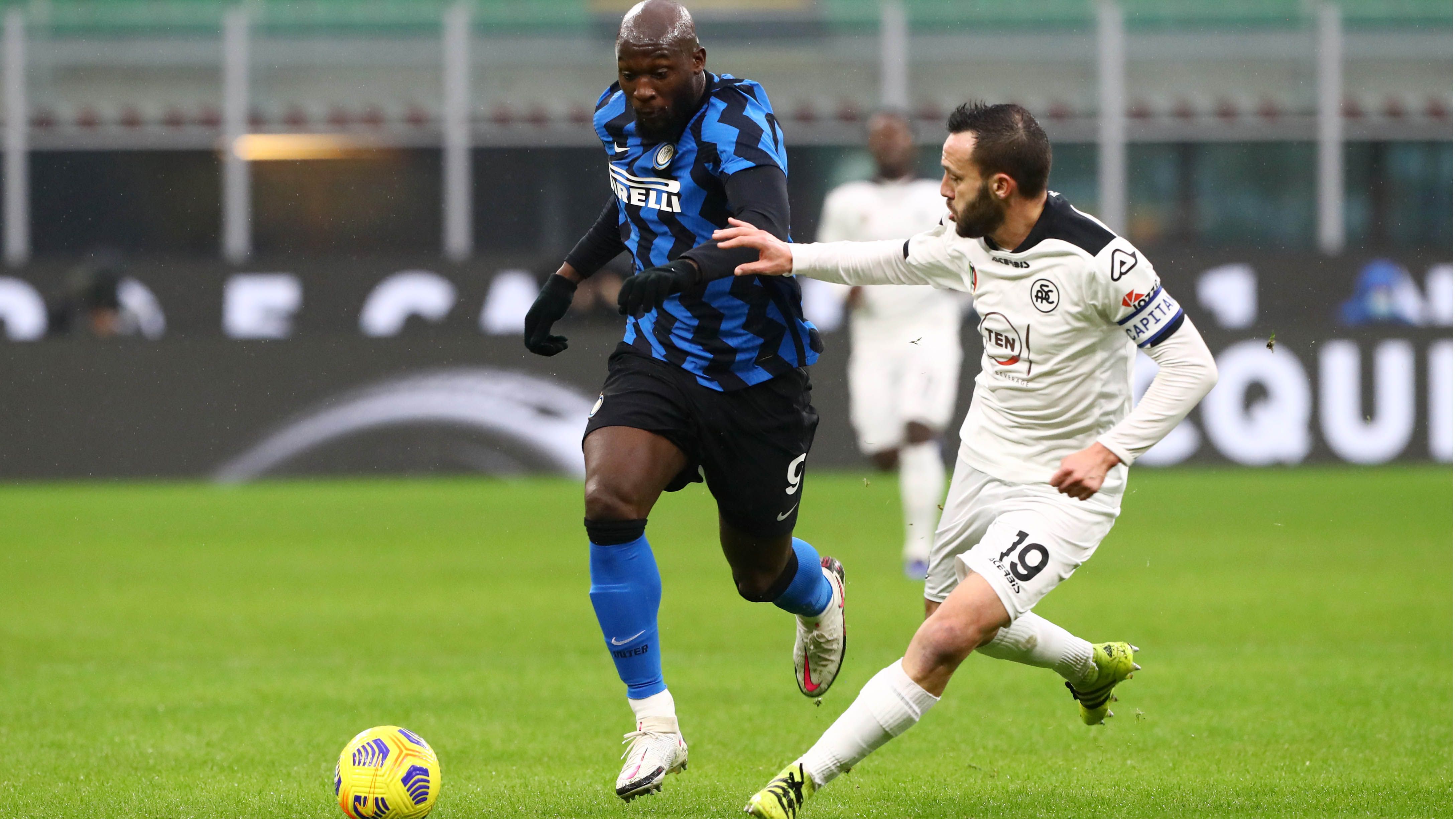 Romelu Lukaku Claudio Terzi Inter Spezia