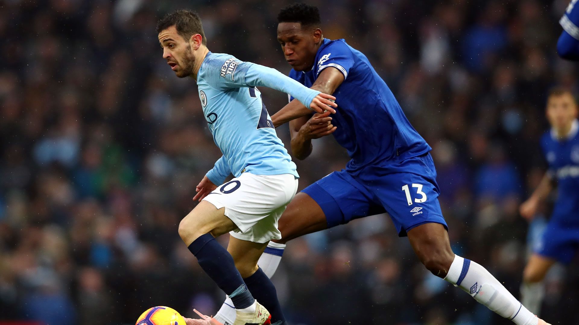 Yerry Mina Everton Manchester City 2019