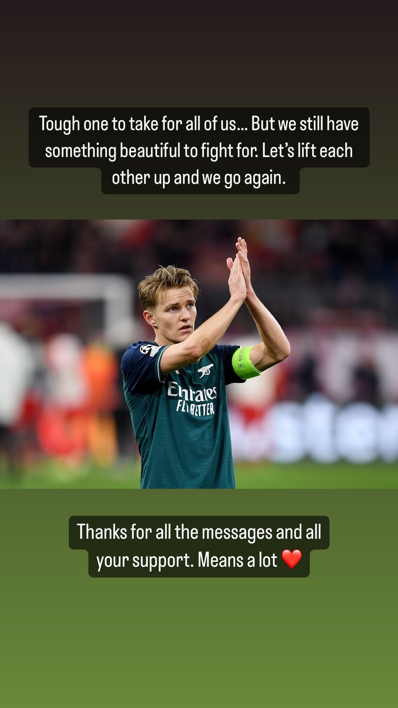 Odegaard status