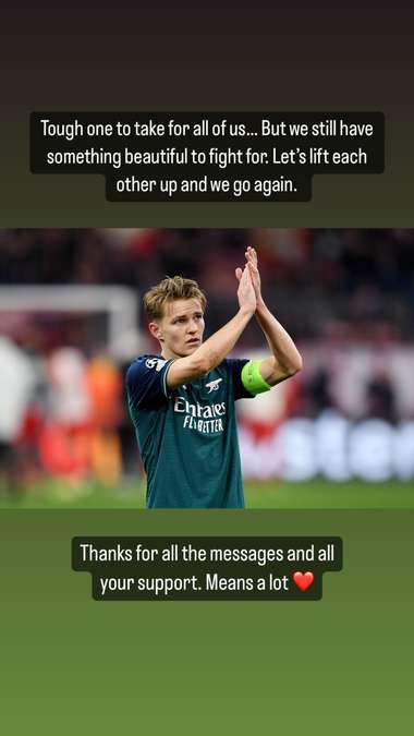 Odegaard status