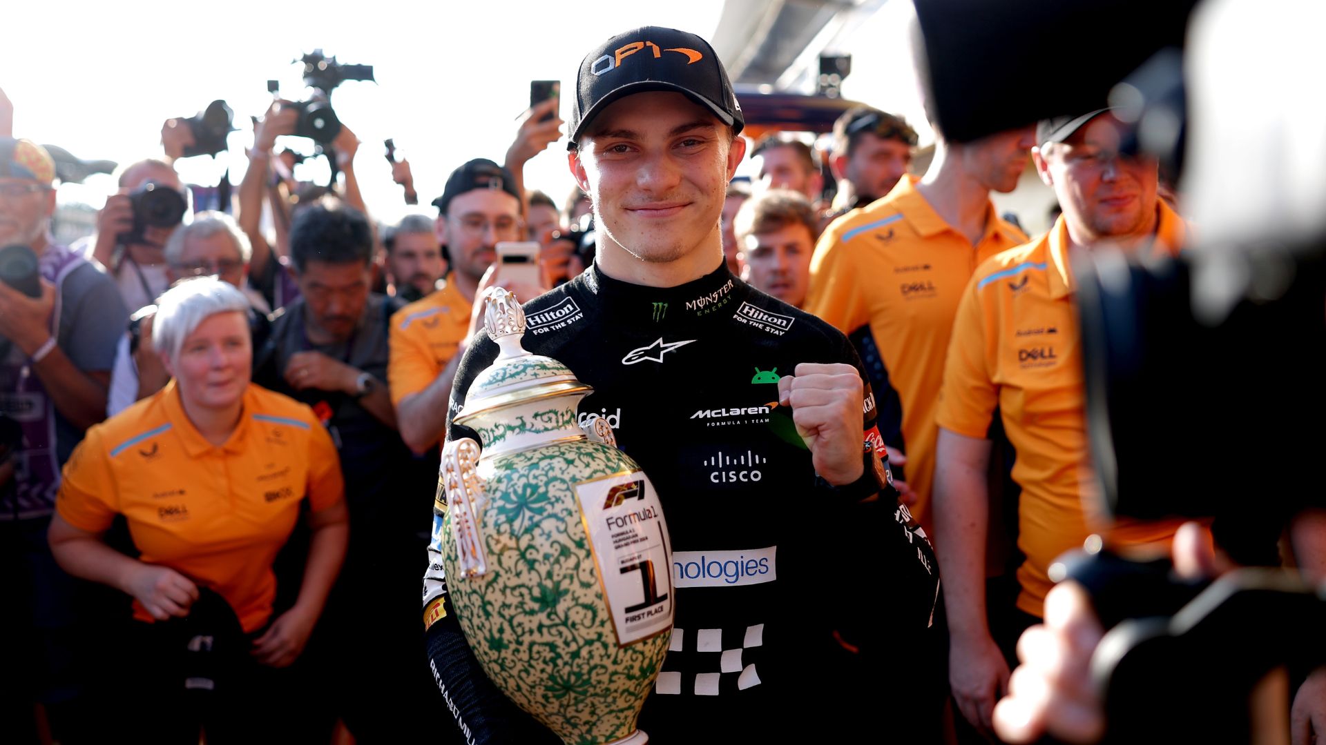 Race winner Oscar Piastri F1 Grand Prix of Hungary 