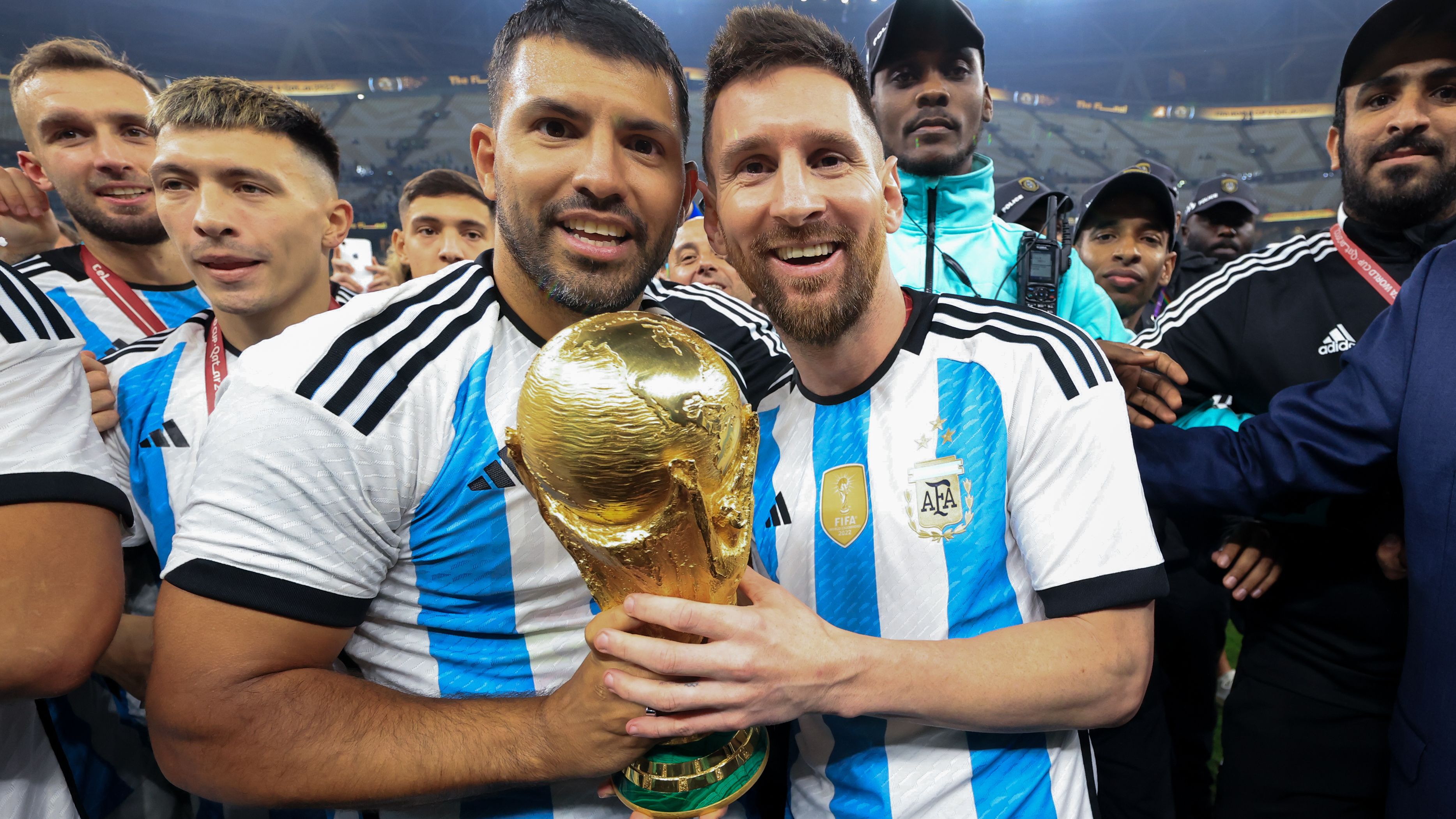 Sergio Aguero, Lionel Messi, Argentina