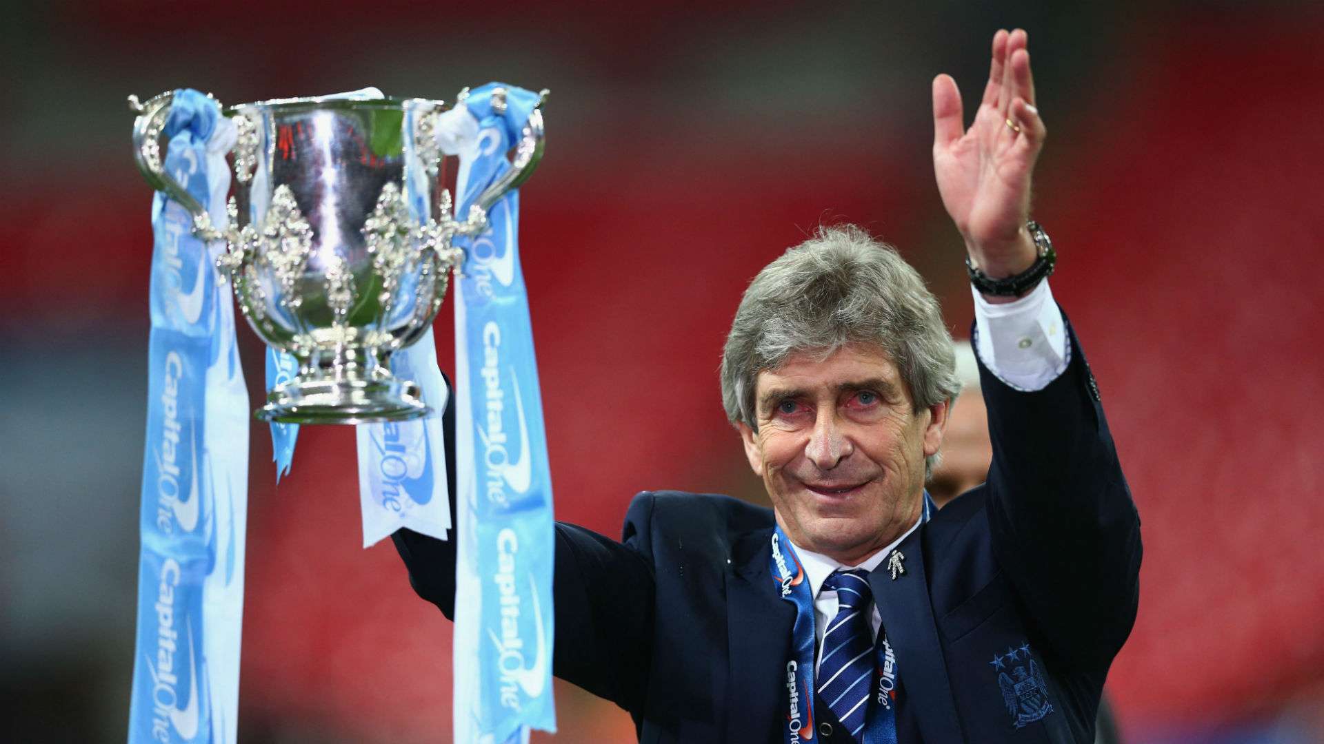 Manuel Pellegrini Liverpool v Man City League Cup