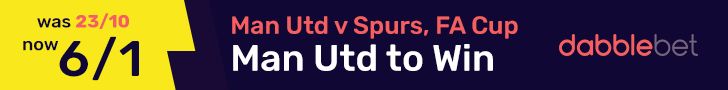 Manchester United to beat Spurs footer
