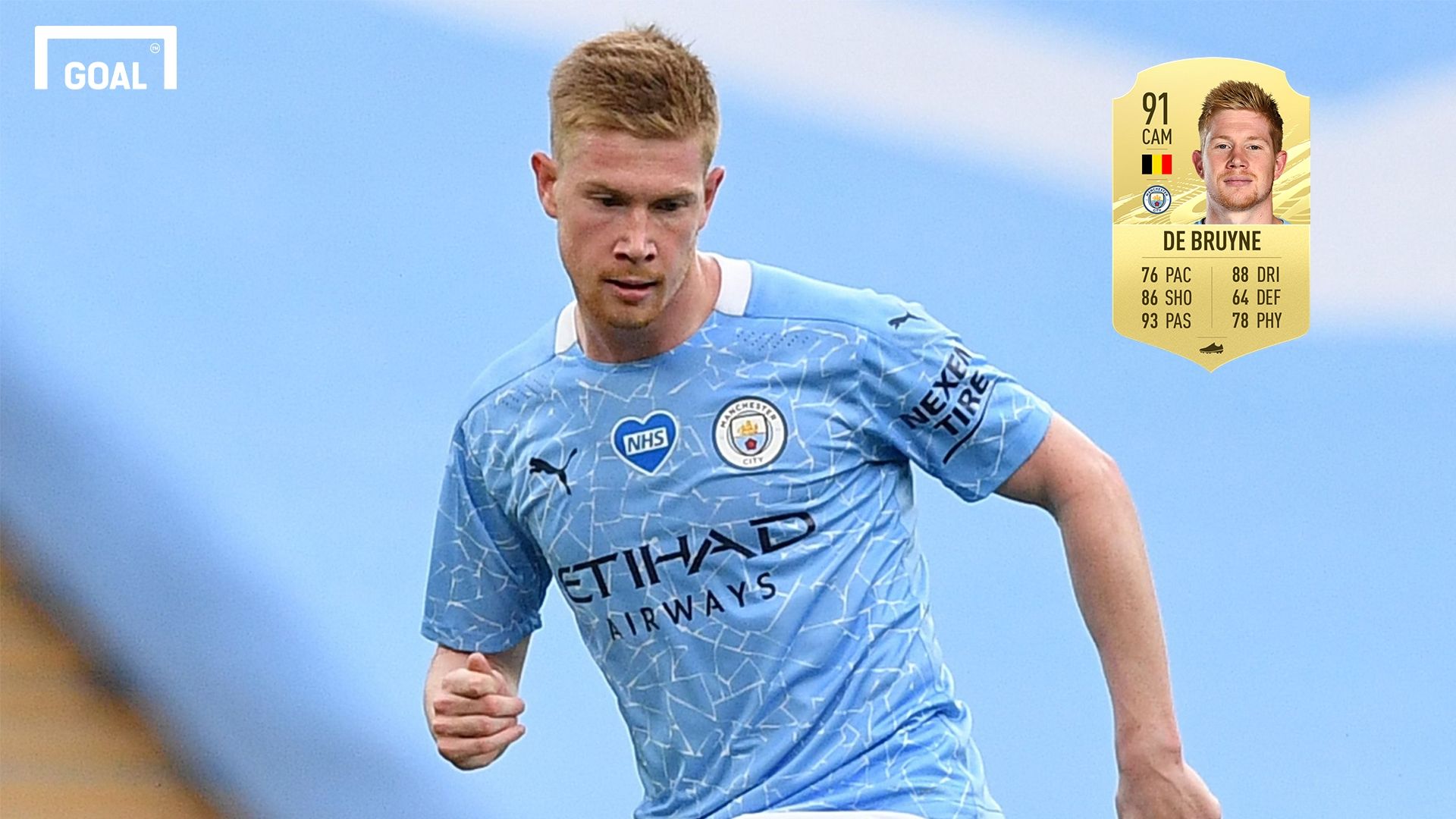 Kevin de Bruyne FIFA 21 stats