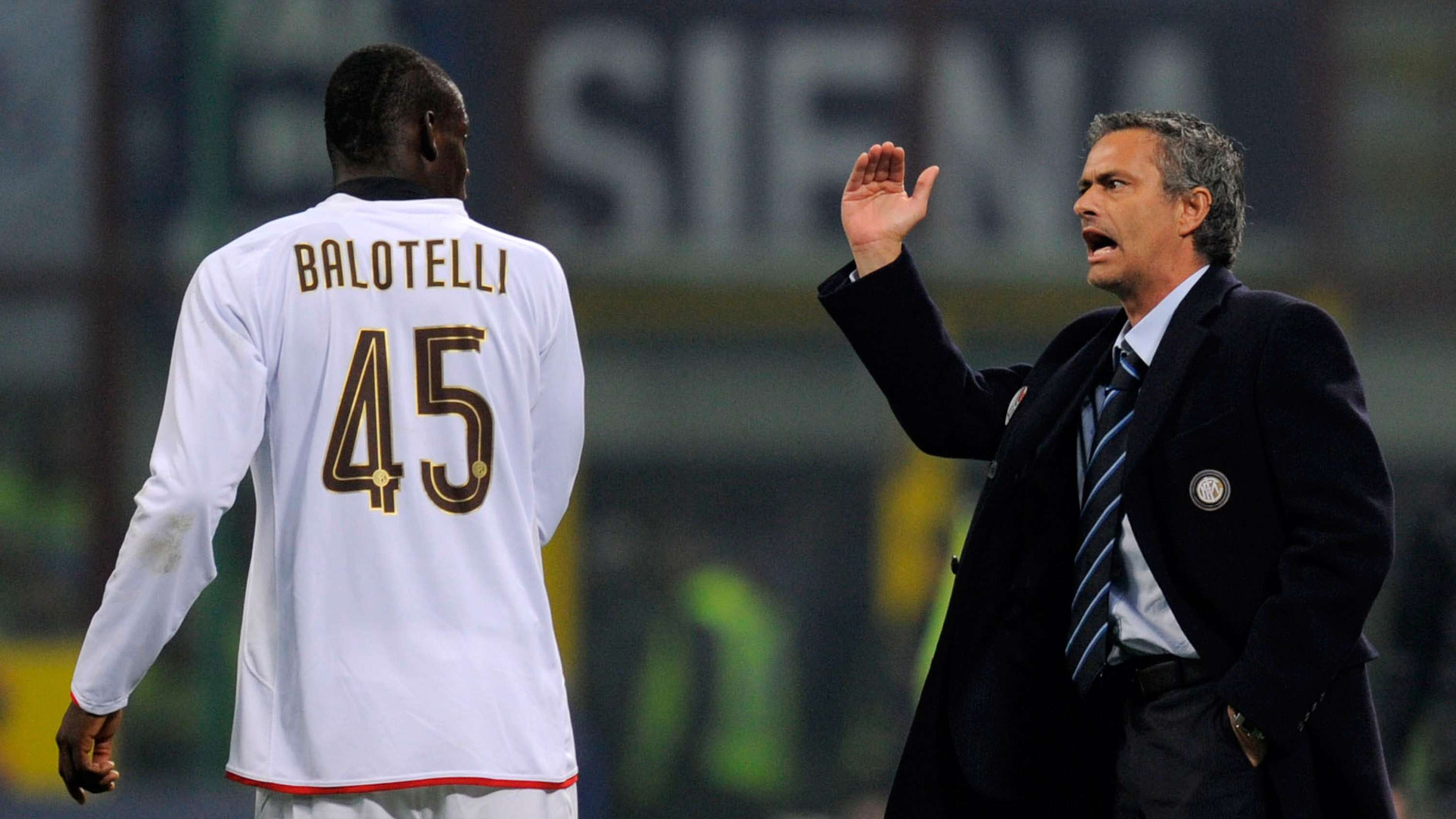 Mario Balotelli Jose Mourinho