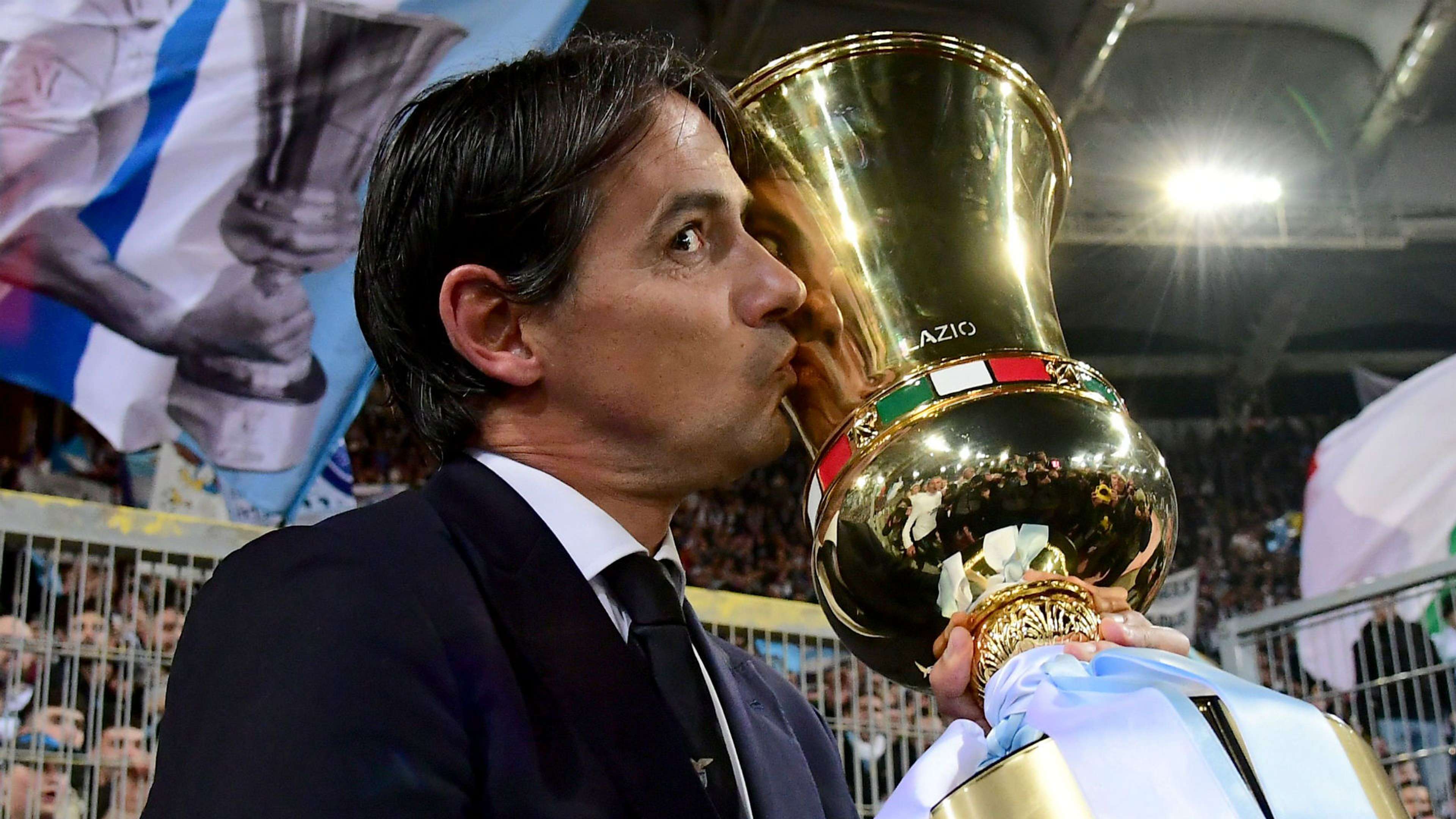 Simone Inzaghi Lazio Coppa Italia 2019