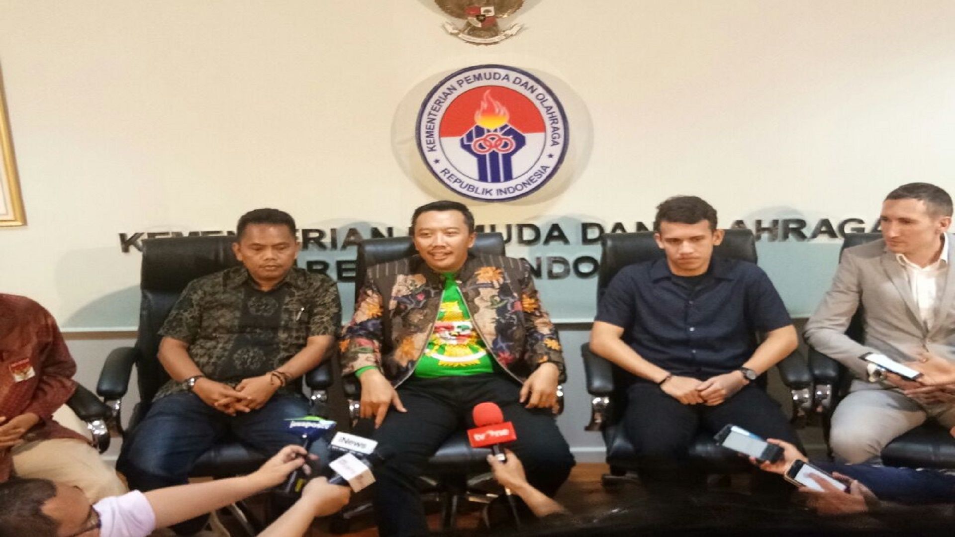 Pertemuan Menpora dan Egy Maulana Vikri