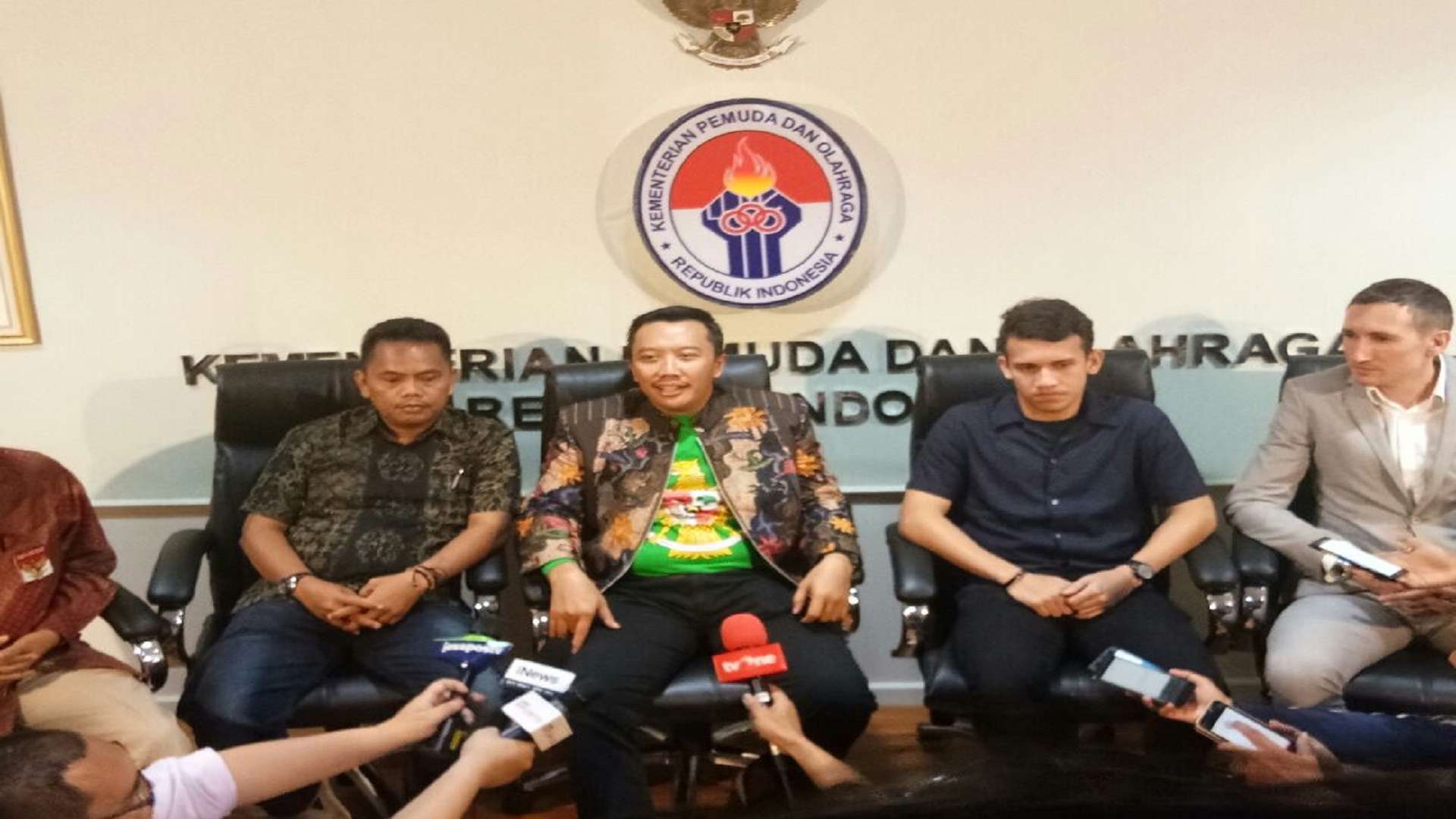 Pertemuan Menpora dan Egy Maulana Vikri