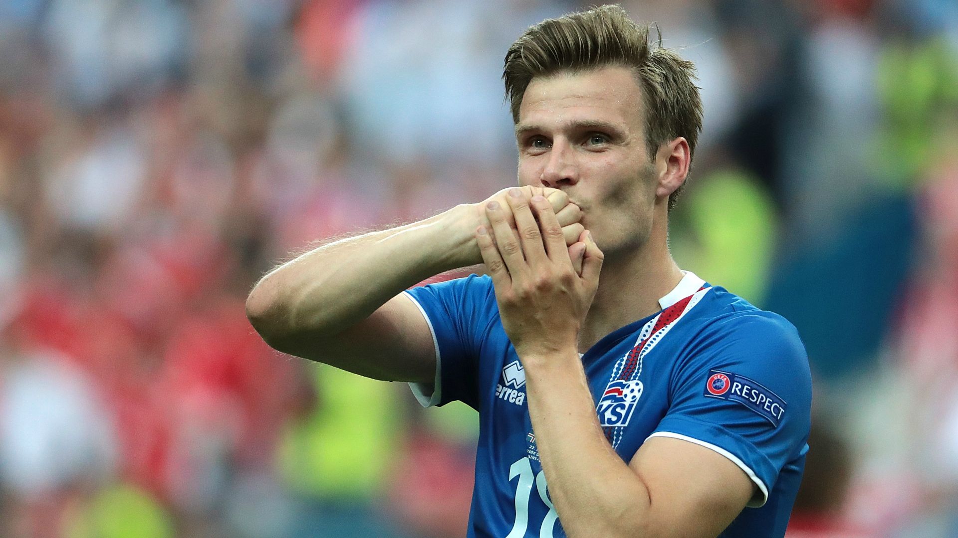 Elmer Bjarnason Iceland Austria Euro 2016 22062016