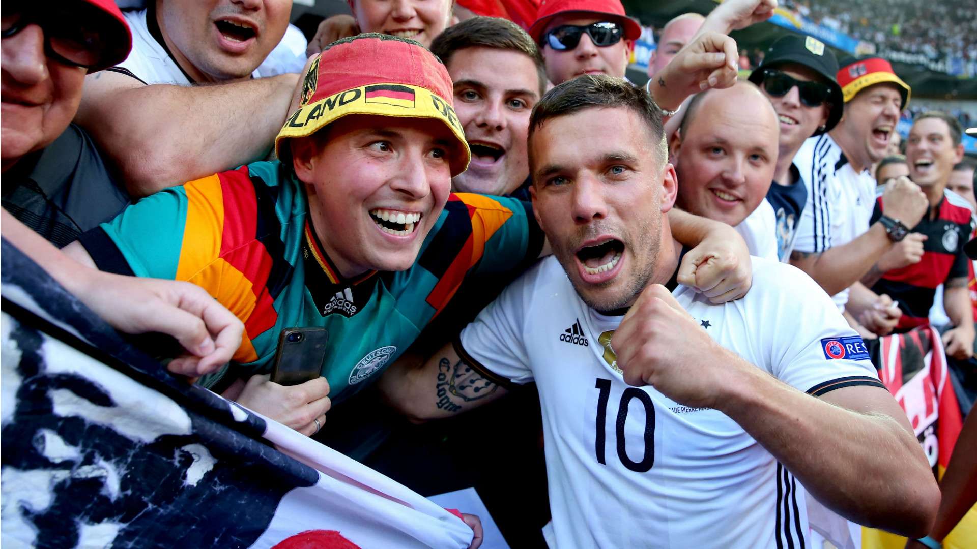 Lukas Podolski Deutschland Slowakei 06262016
